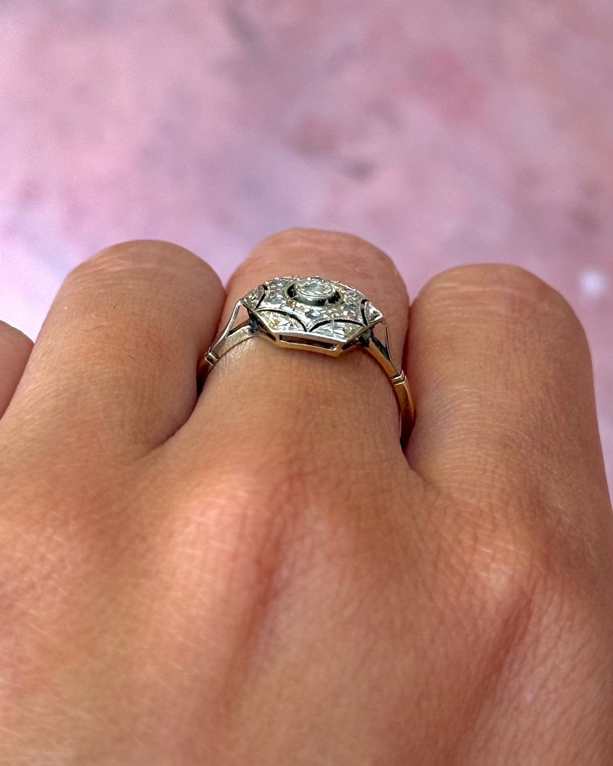 Art Deco Diamond Ring "Capucine"