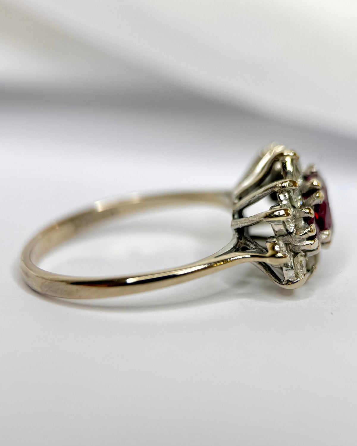 “Ysée” Marguerite Trilogy Ring with 1.14-carat Rubies & 0.72-carat Diamonds