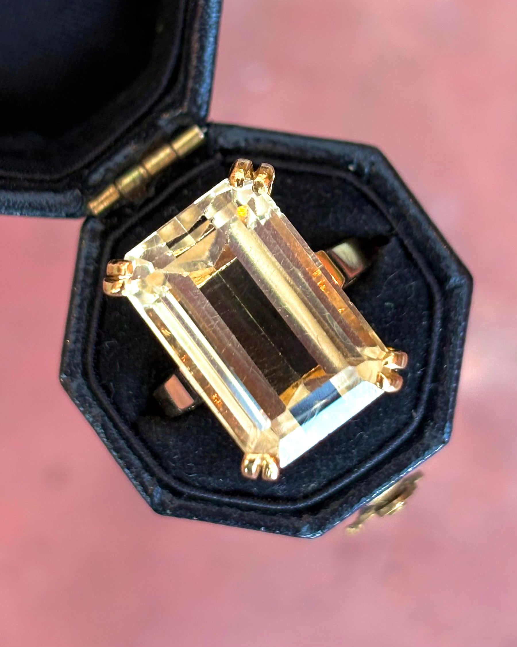 Bague Cocktail Citrine 14.41 carats 9.24g "Kléa"