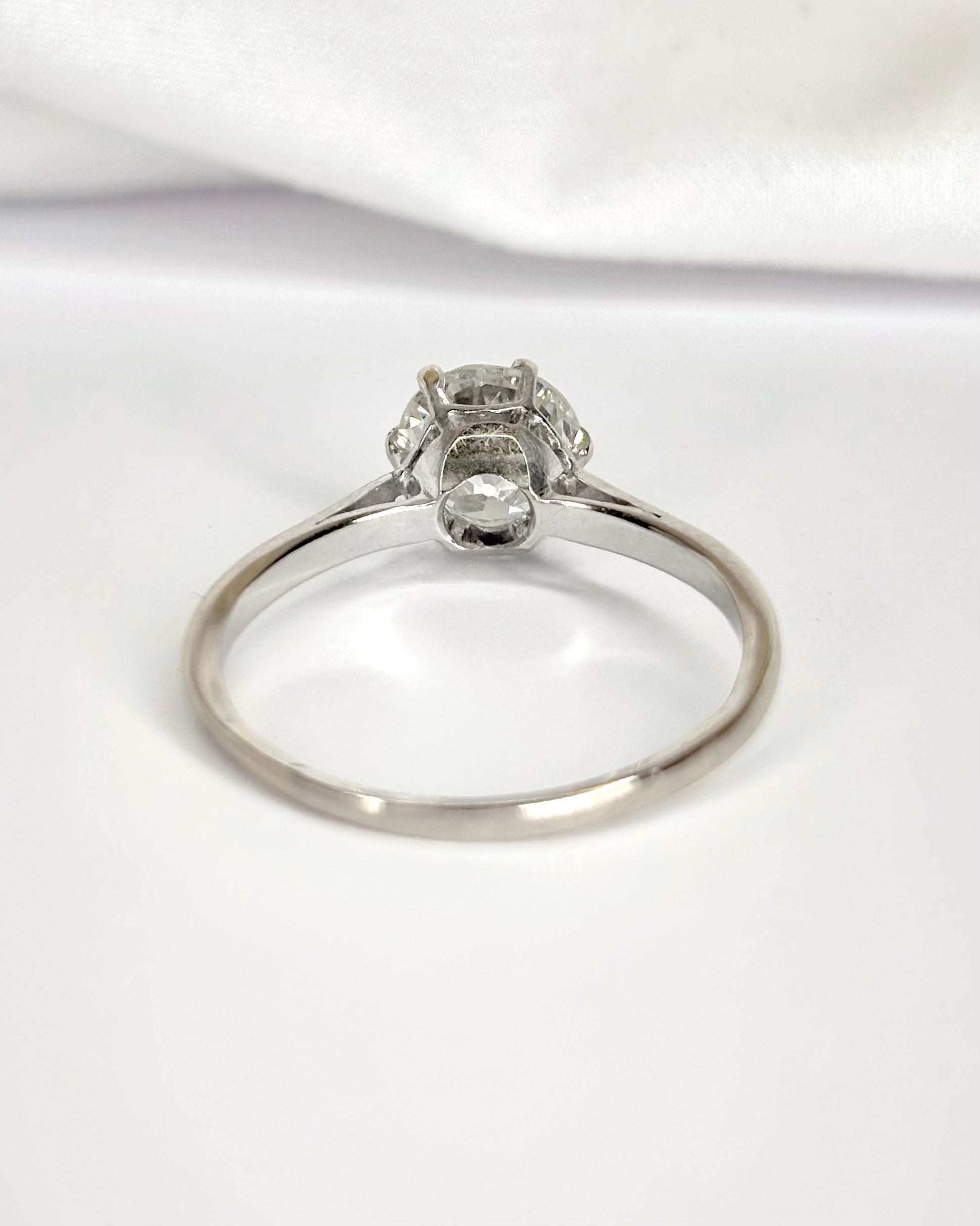 Bague Solitaire Diamant 1.25 carat "Eulalie"