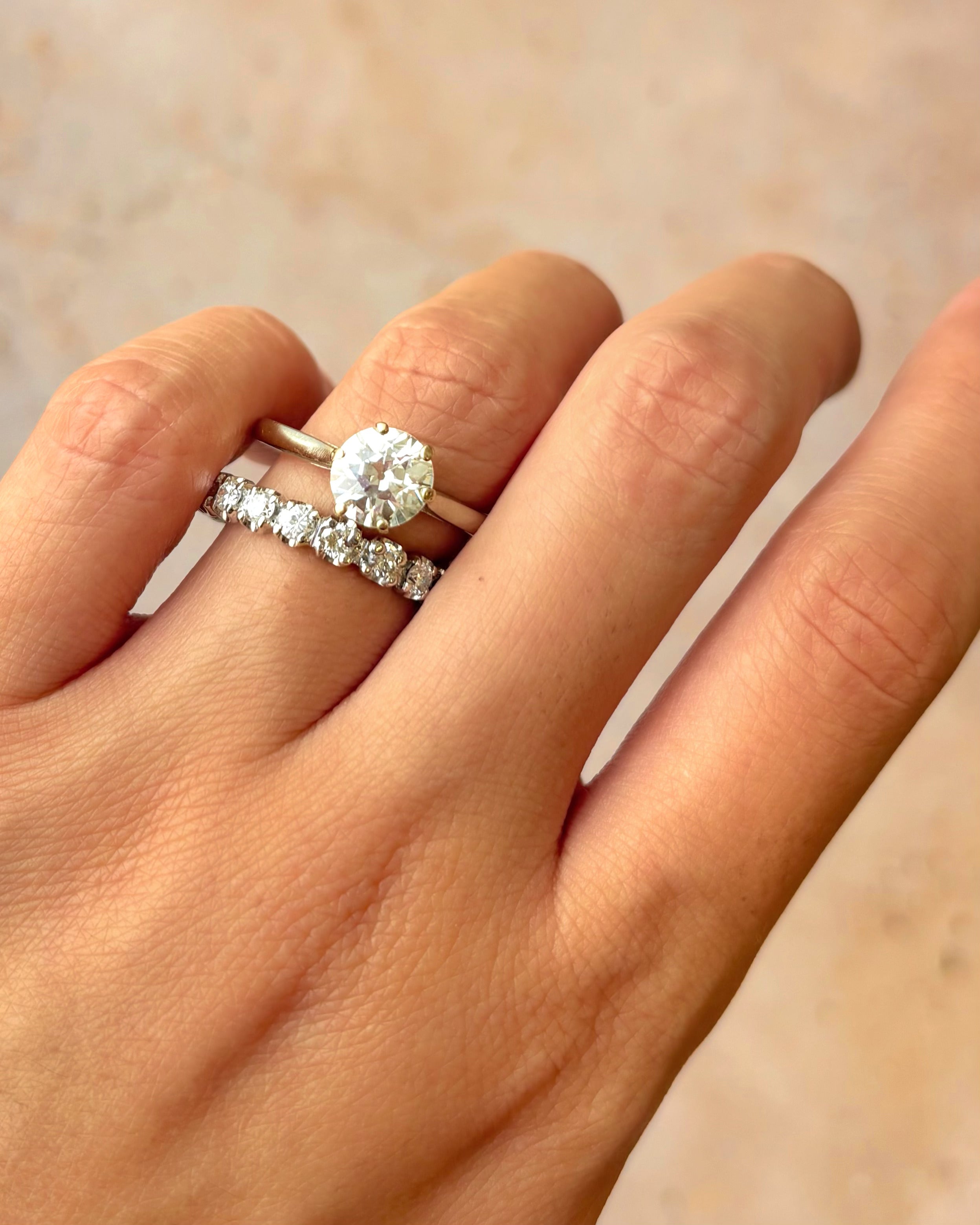Bague Solitaire Diamant 1.25 carat "Eulalie"