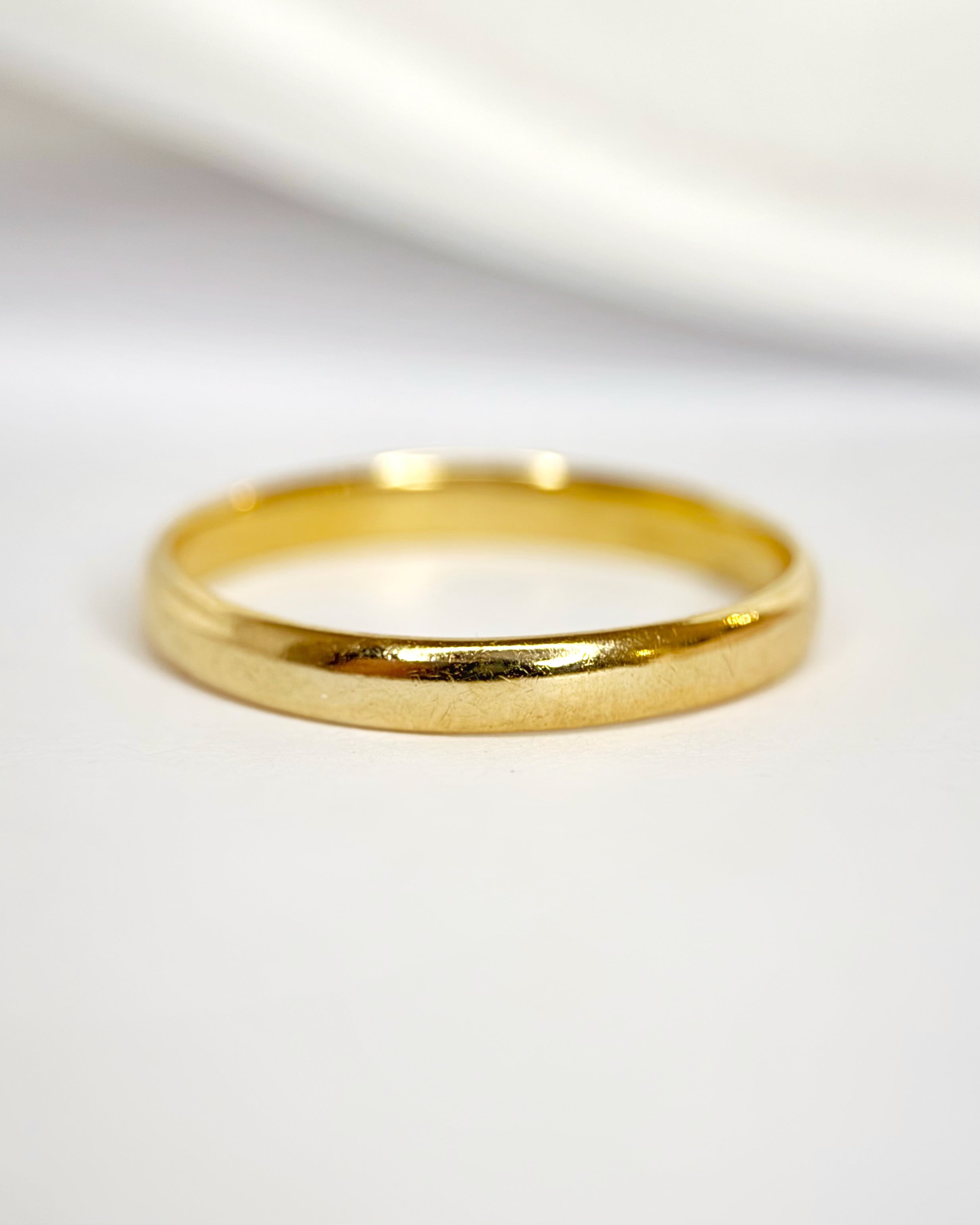 Alianza de oro amarillo de 18 quilates, 2,6 mm, «Clovis»