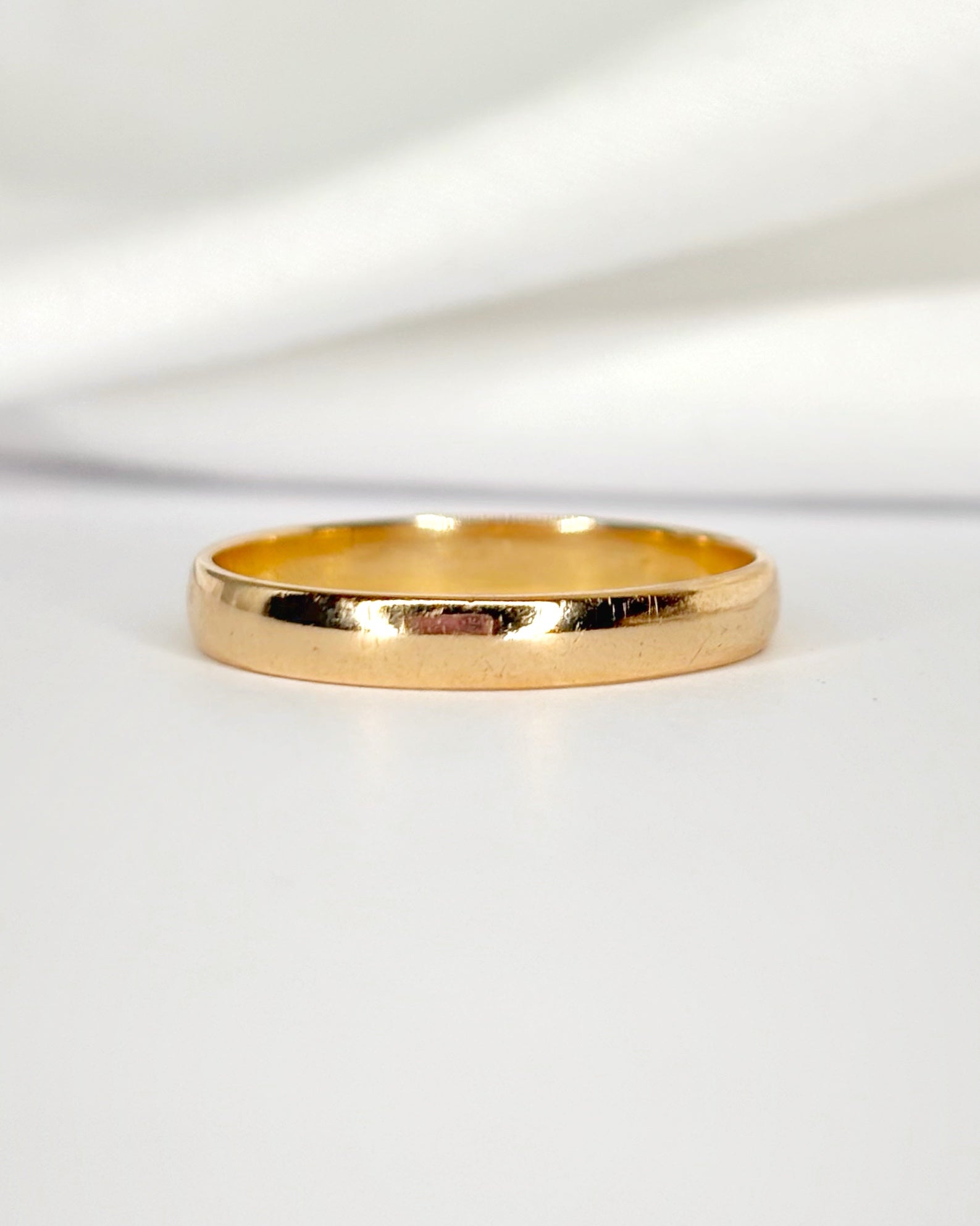 Alianza Oro Amarillo 18 quilates 3 mm "Angelina"