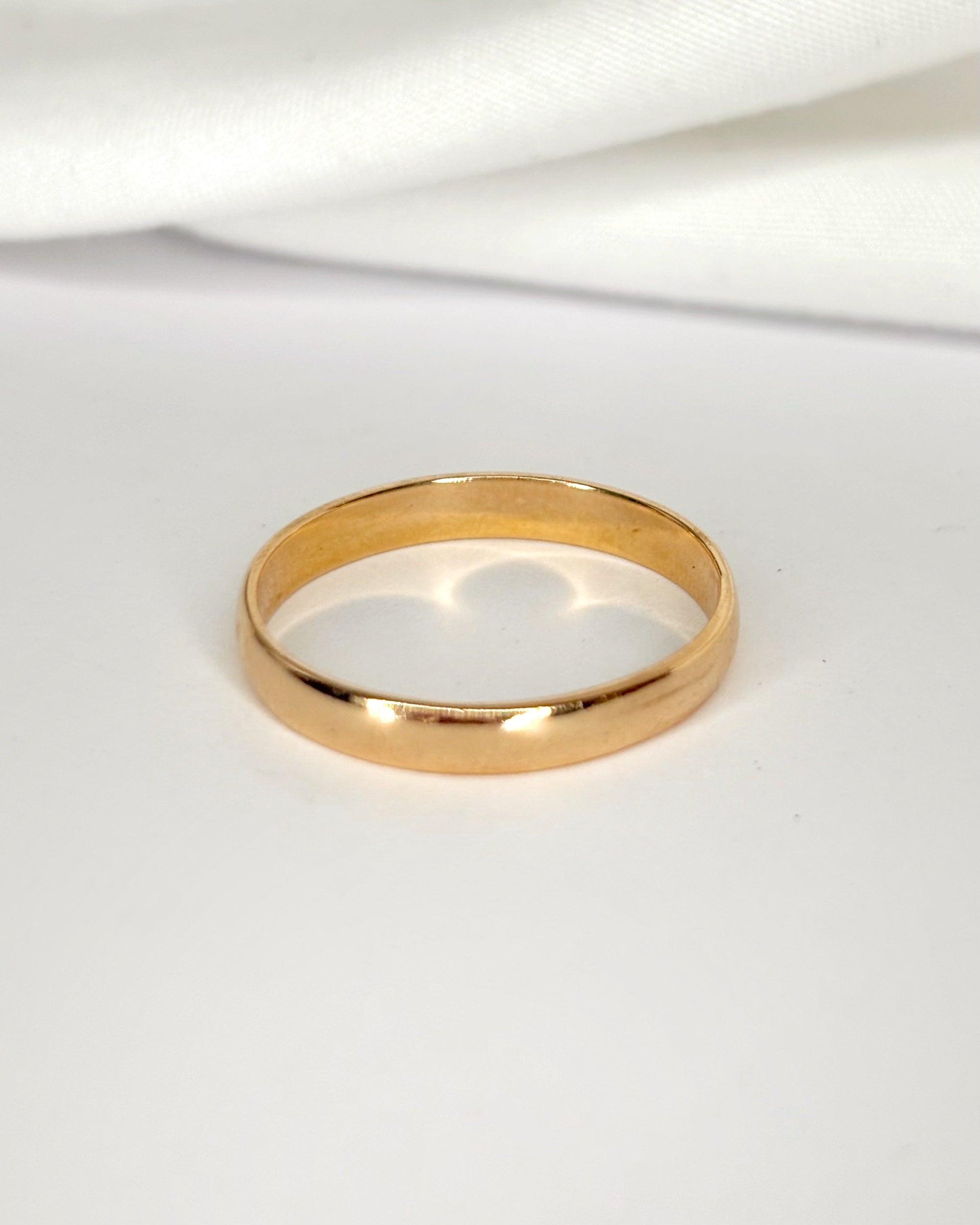 Alianza Oro Amarillo 18 quilates 3 mm "Angelina"