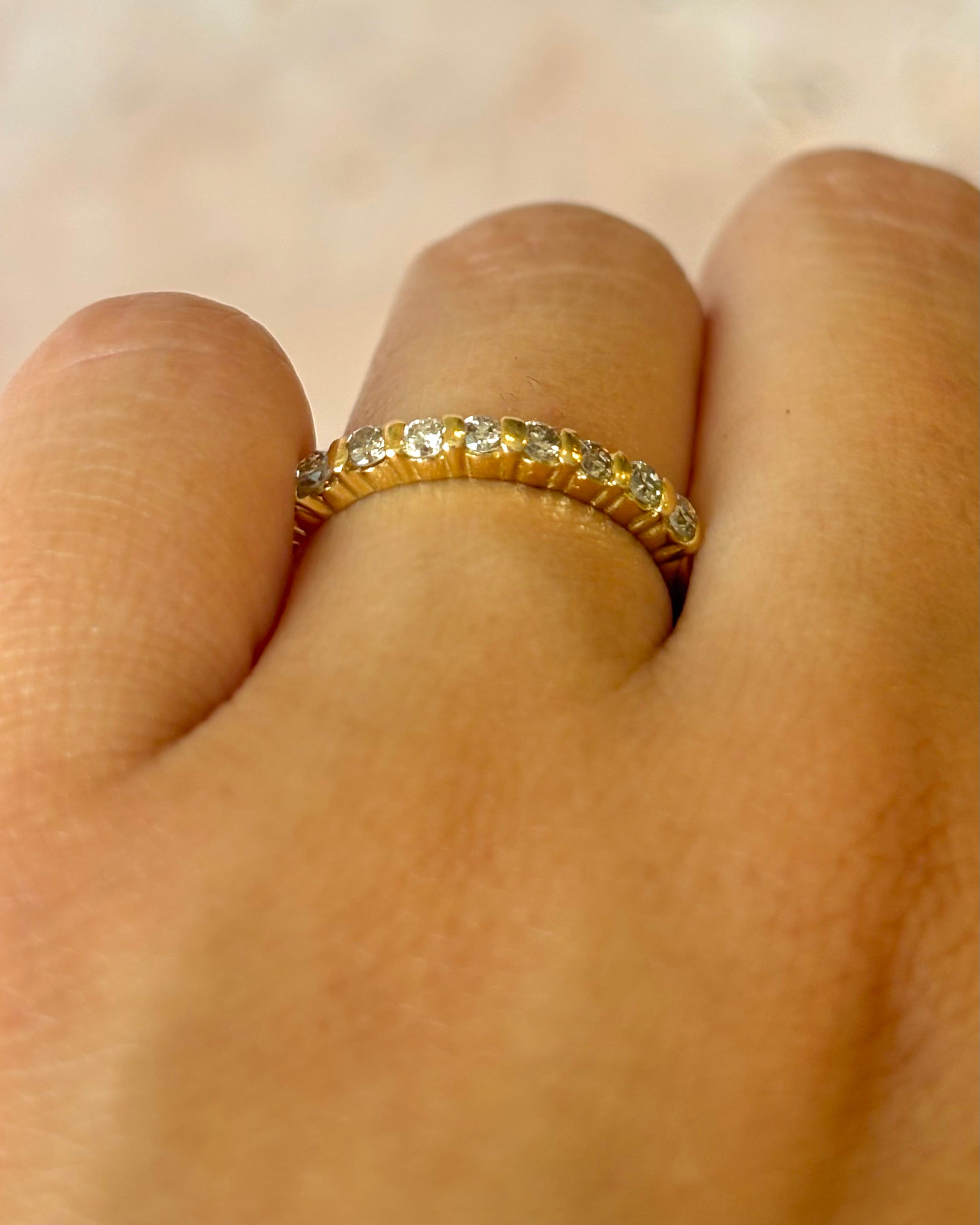 0.36 Carat 2.2 mm Diamond Half-Alliance "Irina"