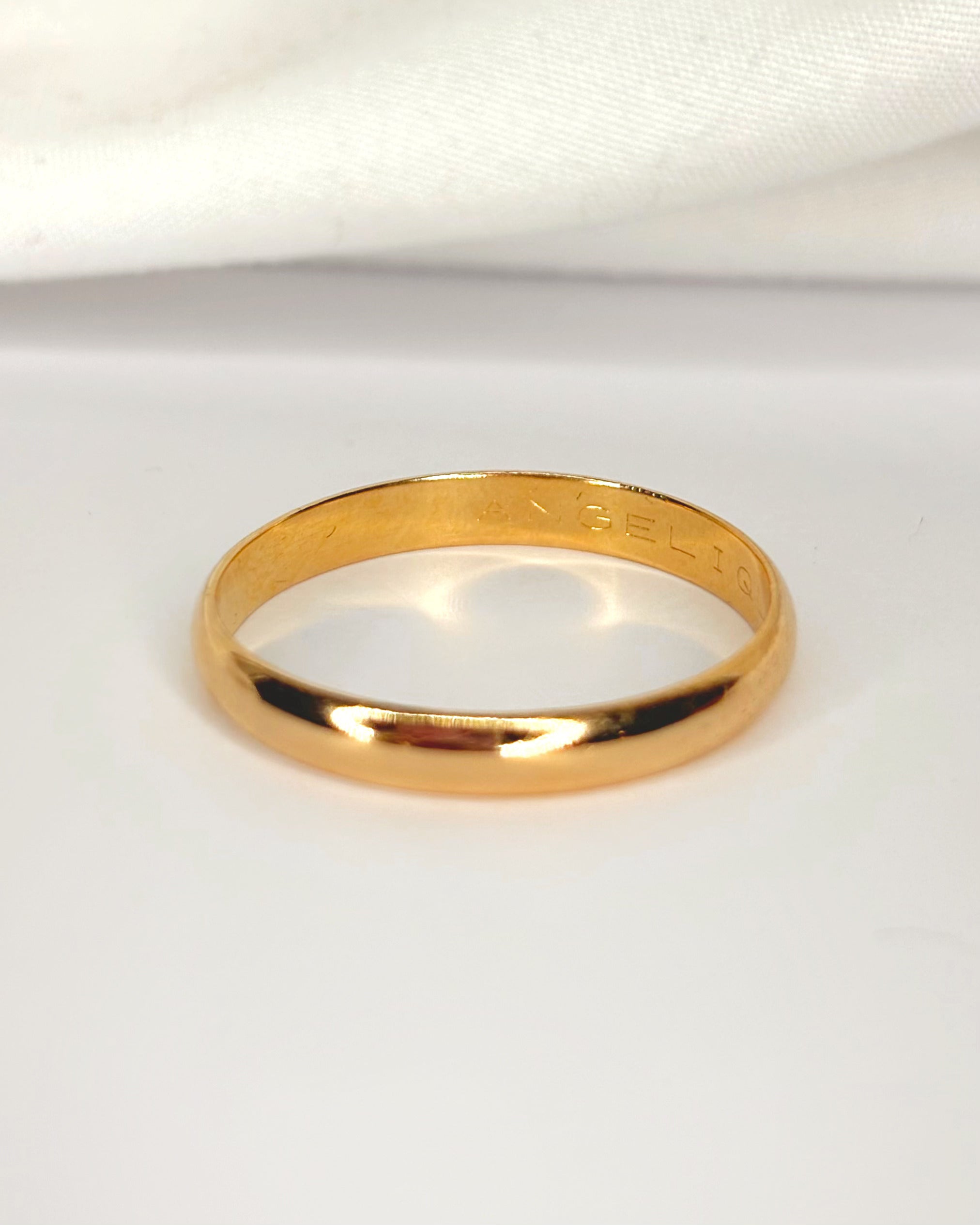 Alliance Or Jaune 18 carats 0.3 mm 3.13g "Servet"