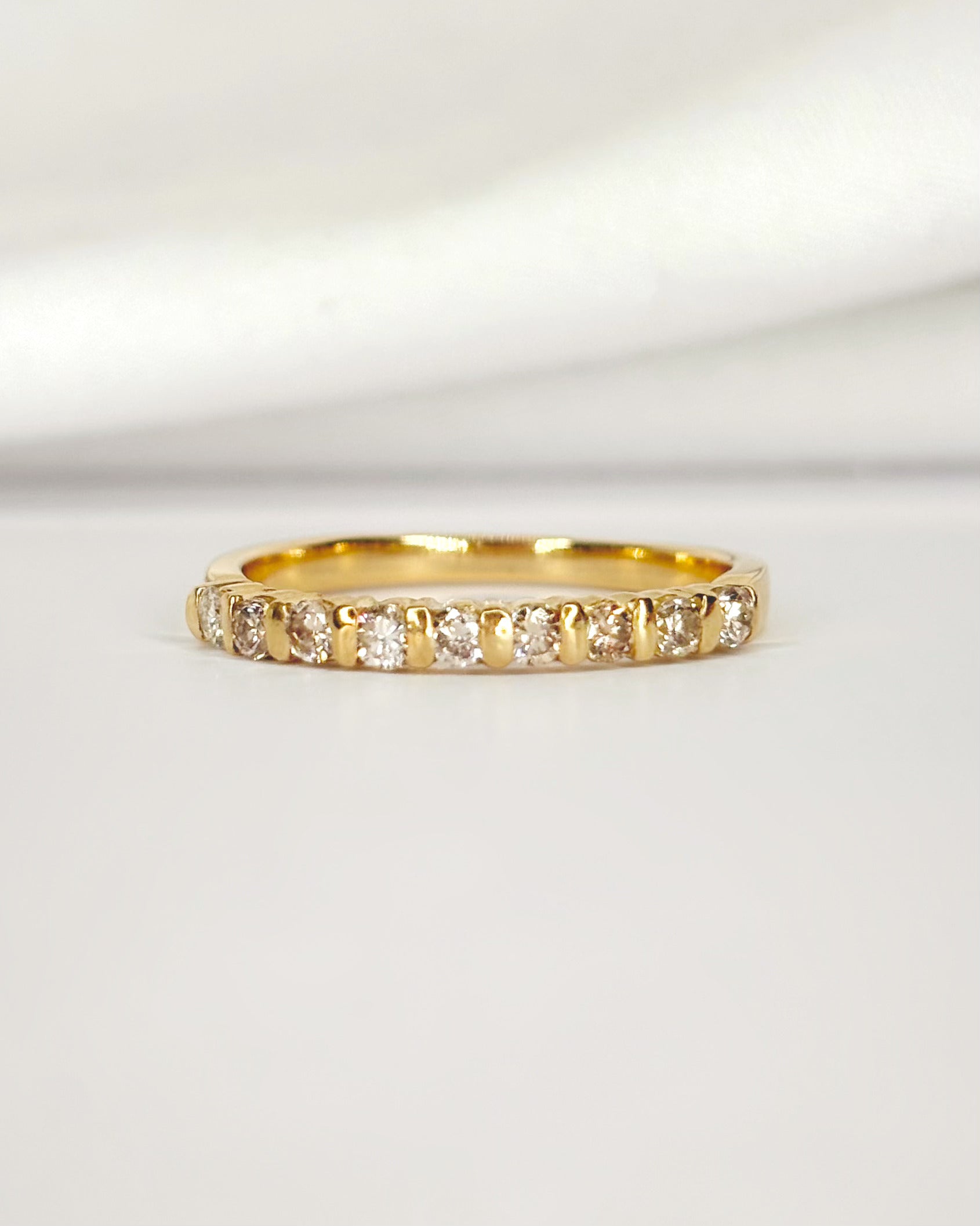 0.36 Carat 2.2 mm Diamond Half-Alliance "Irina"