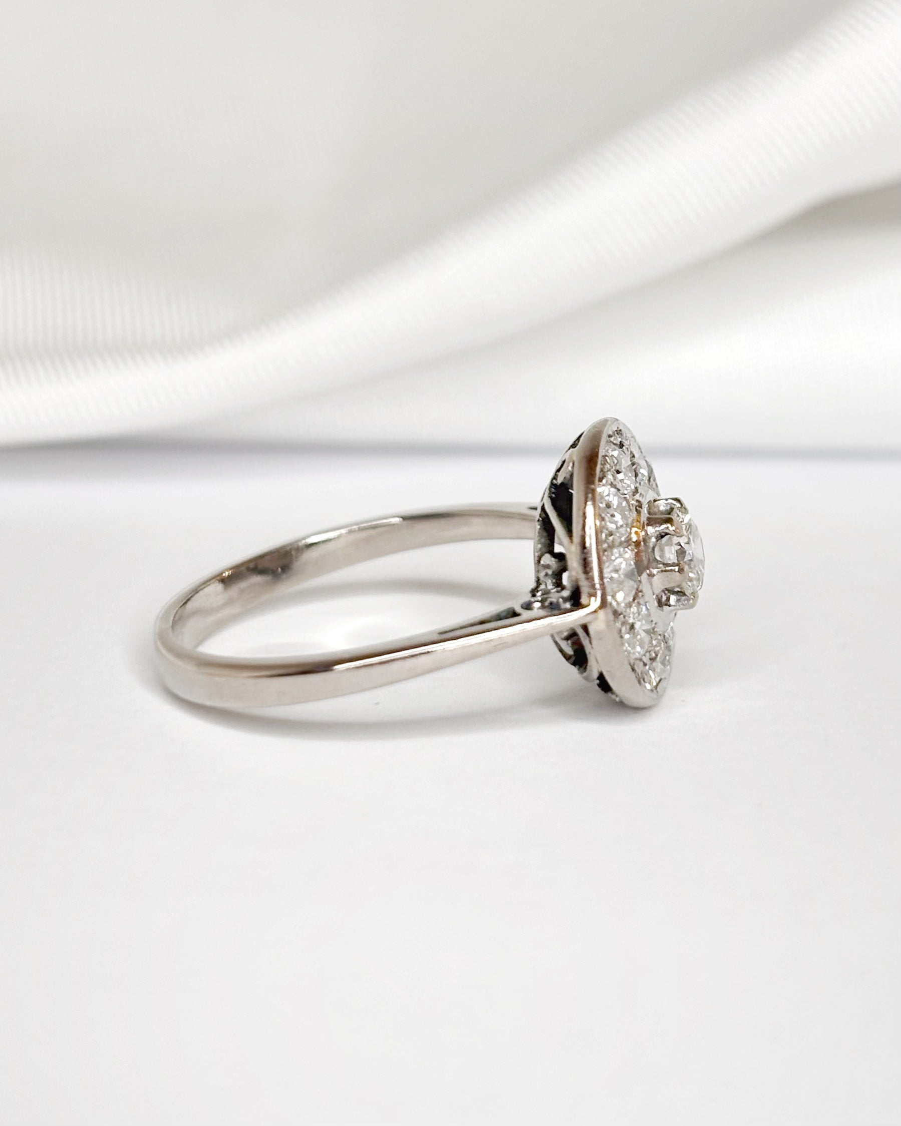 Bague Art-Déco Diamants 0.60 carat "Fanny"
