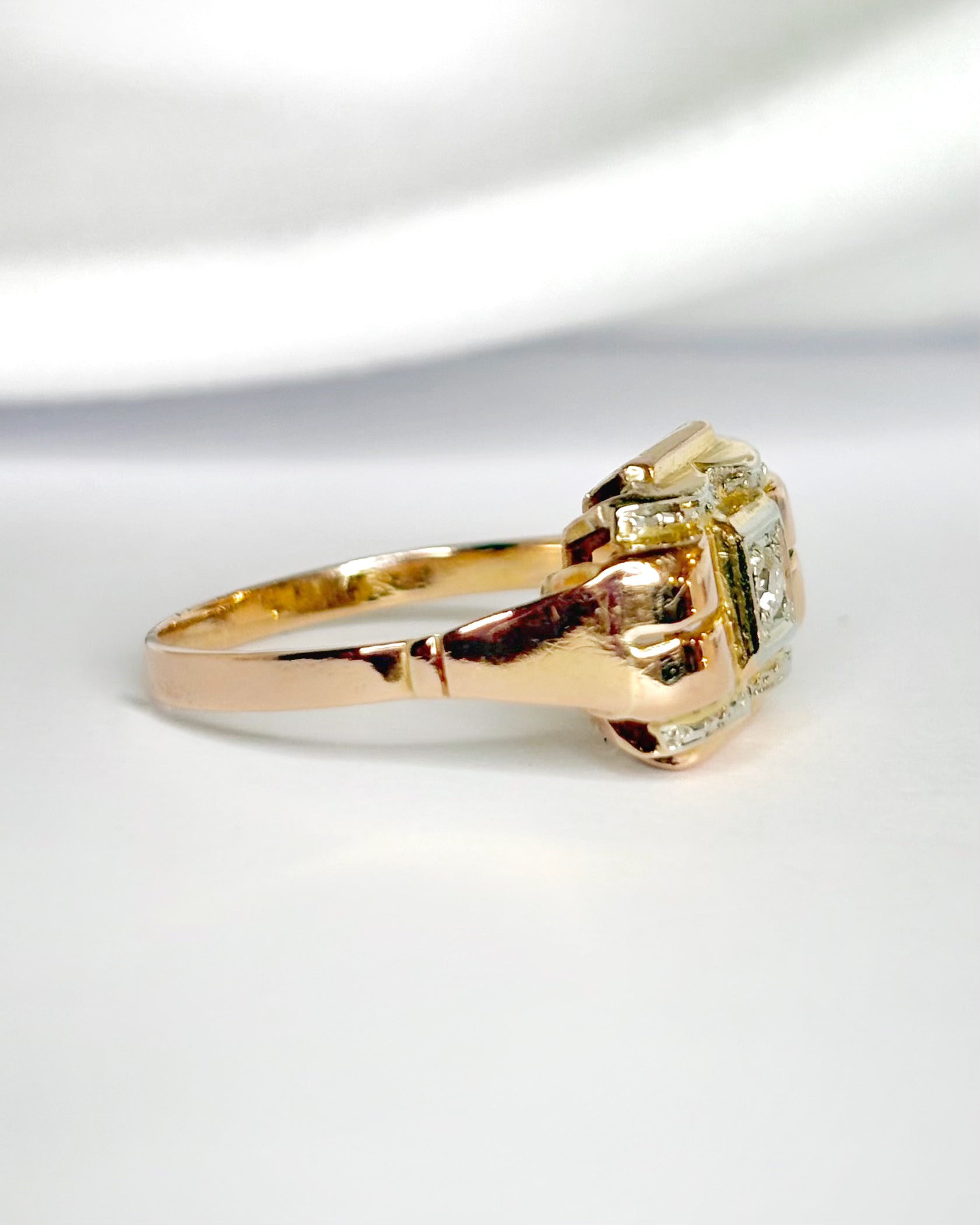 Anillo Tank Diamante "Germain"