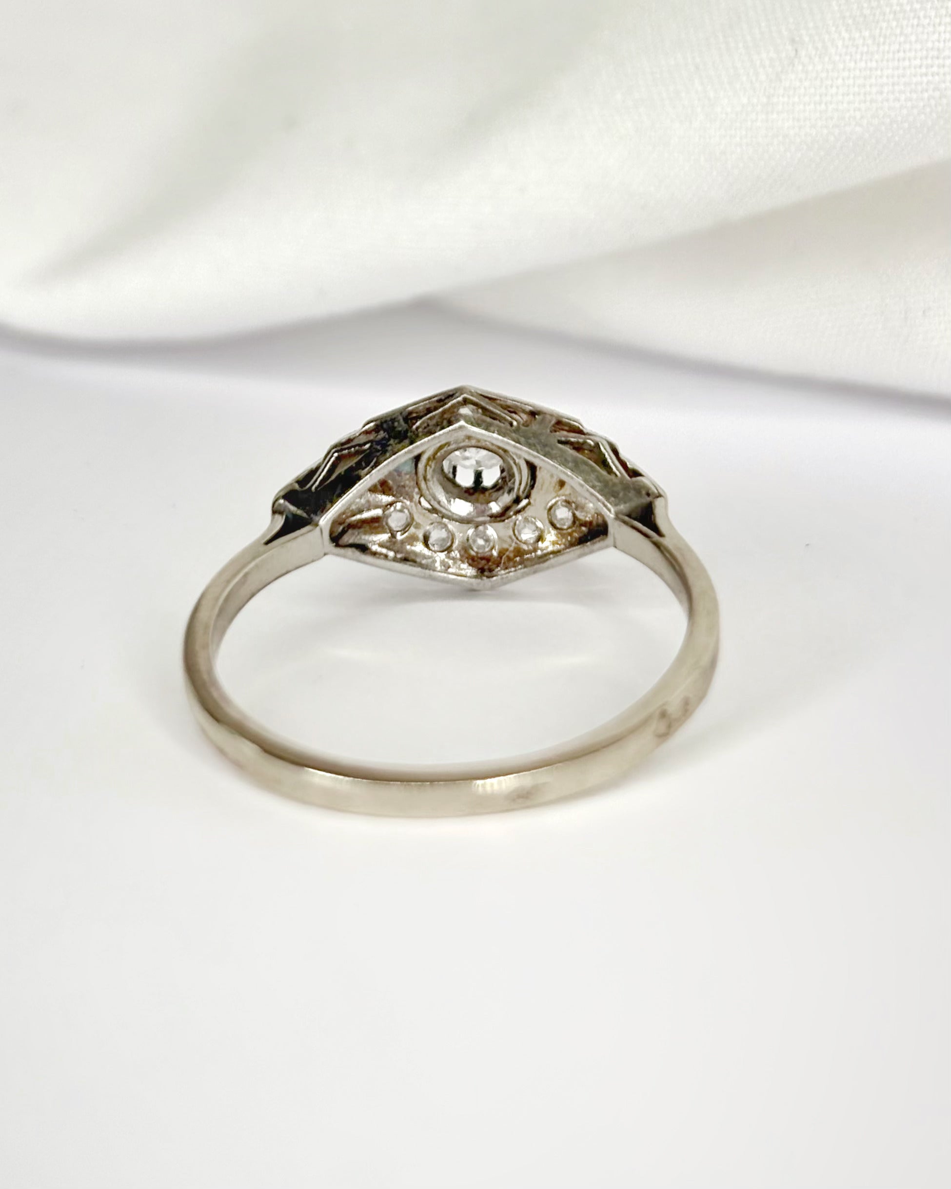 Bague Art-Déco Diamants "Malou"