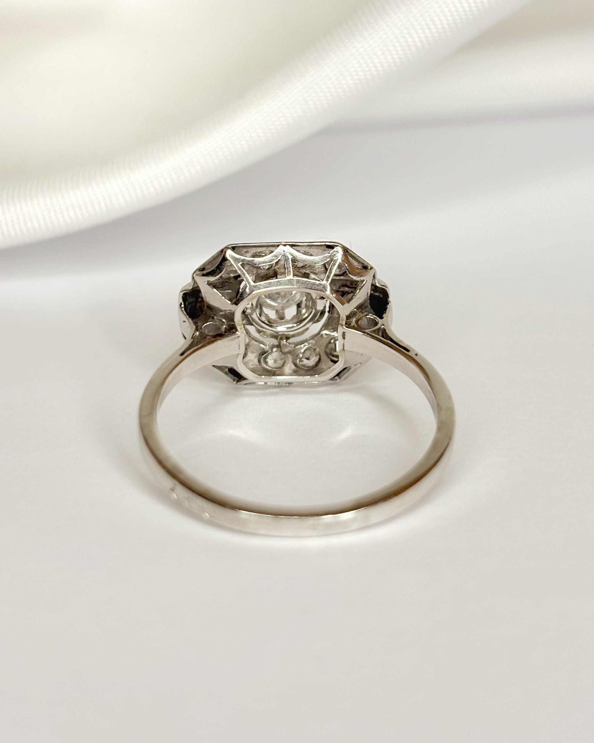 Bague Art-Déco Diamants 0.40 carat "Ariella"