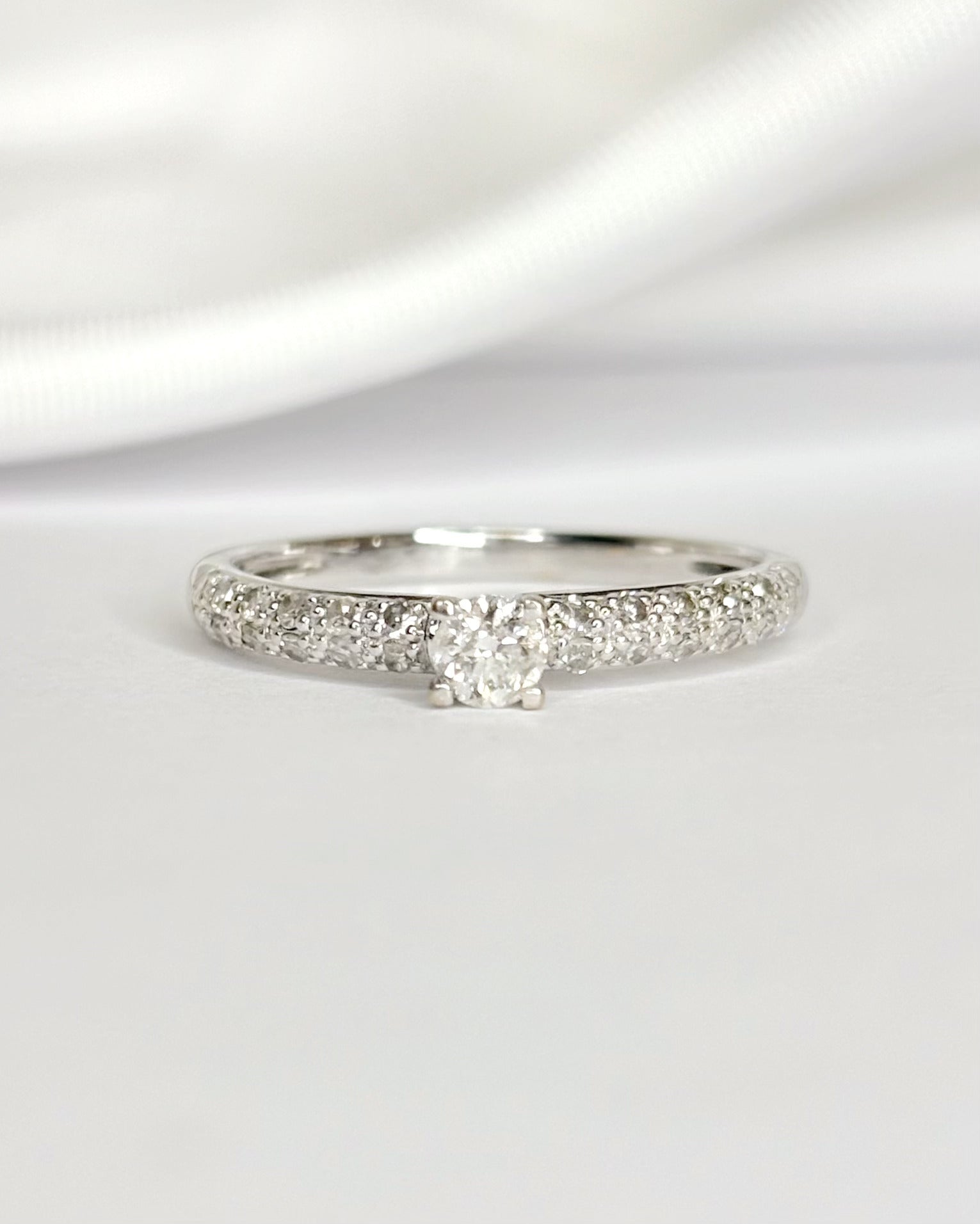 Bague Solitaire Diamants 0.39 carat "Olivia"