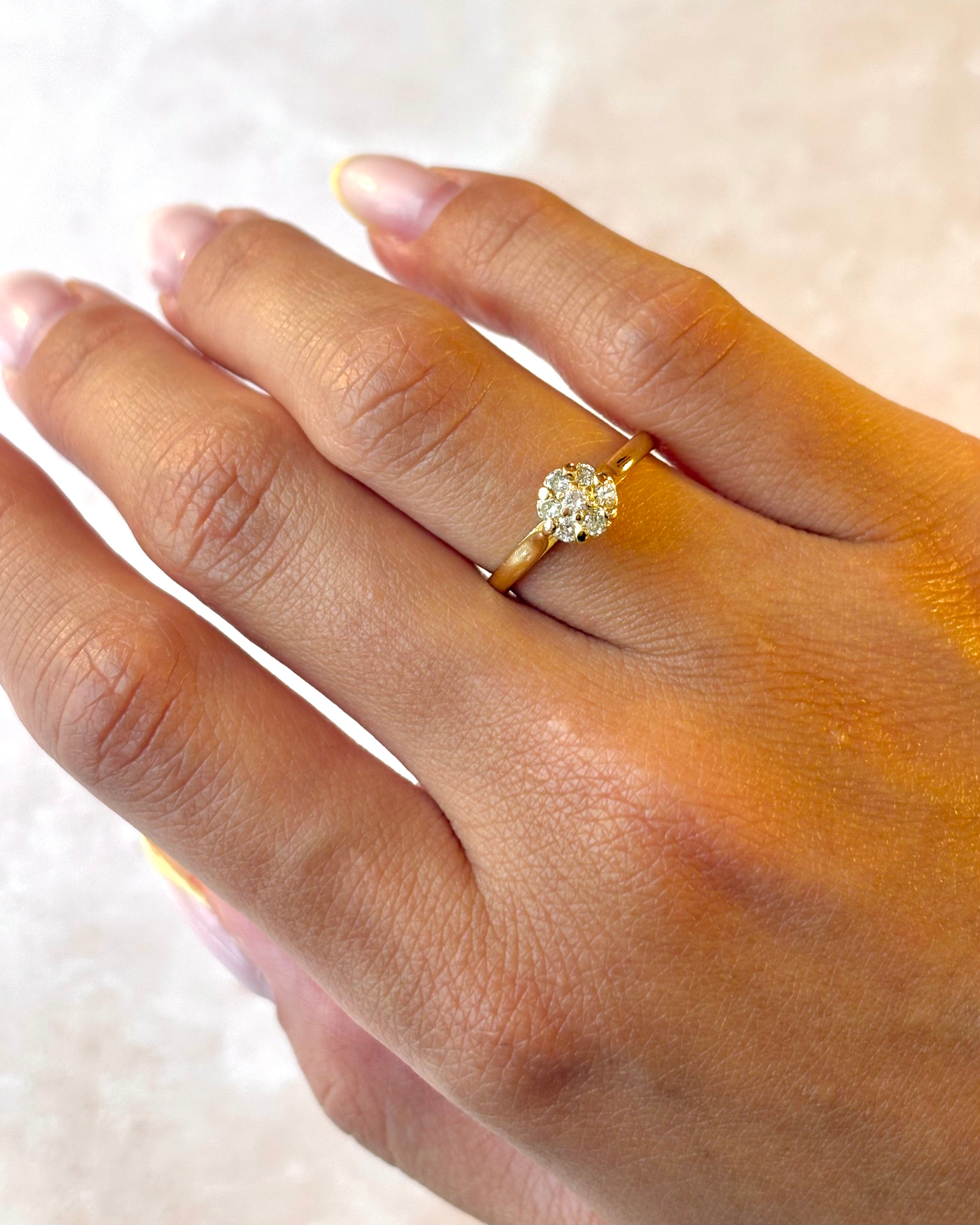 Bague Marguerite Diamants "Maritza"