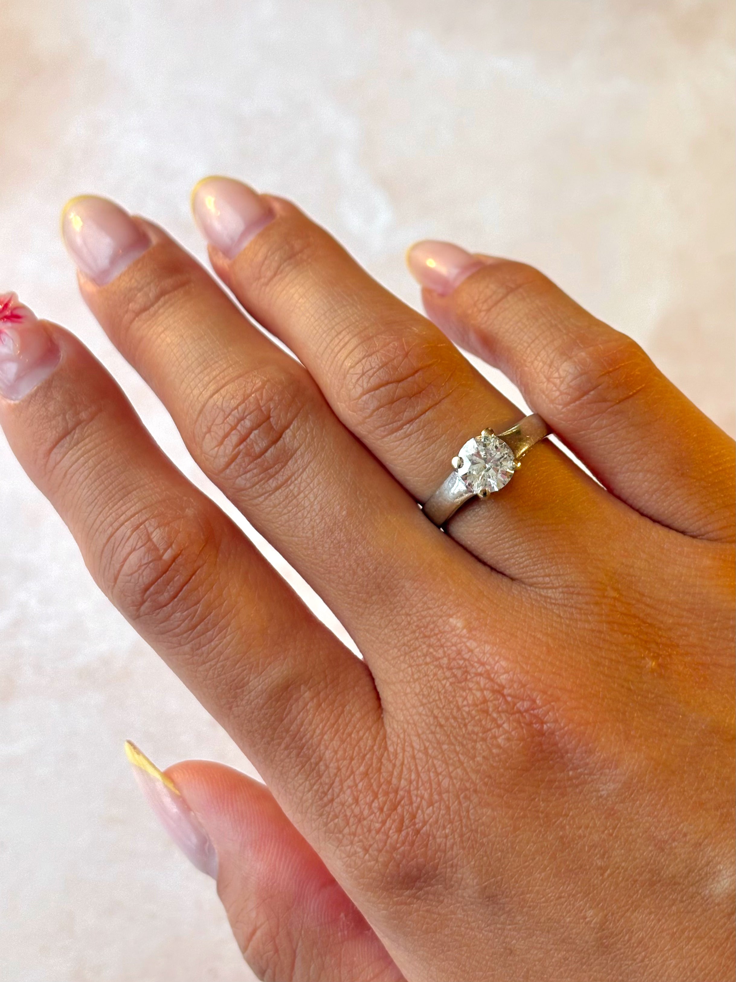 Bague Solitaire Diamant 0.96 carat "Elisabeth"