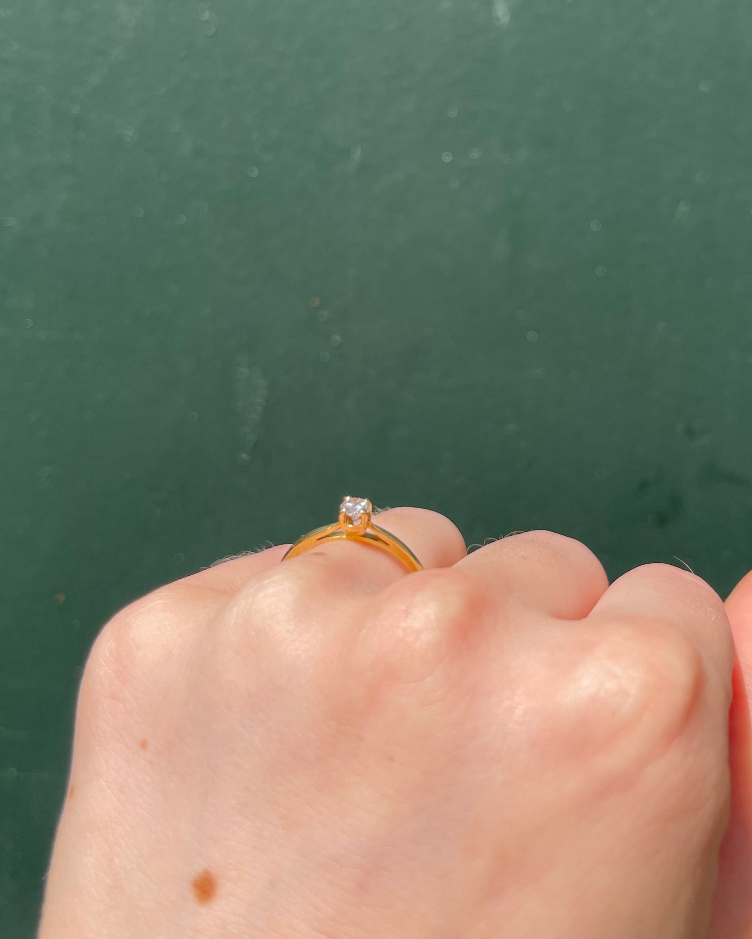 Bague Solitaire Diamant 0.20 carat “Violette”