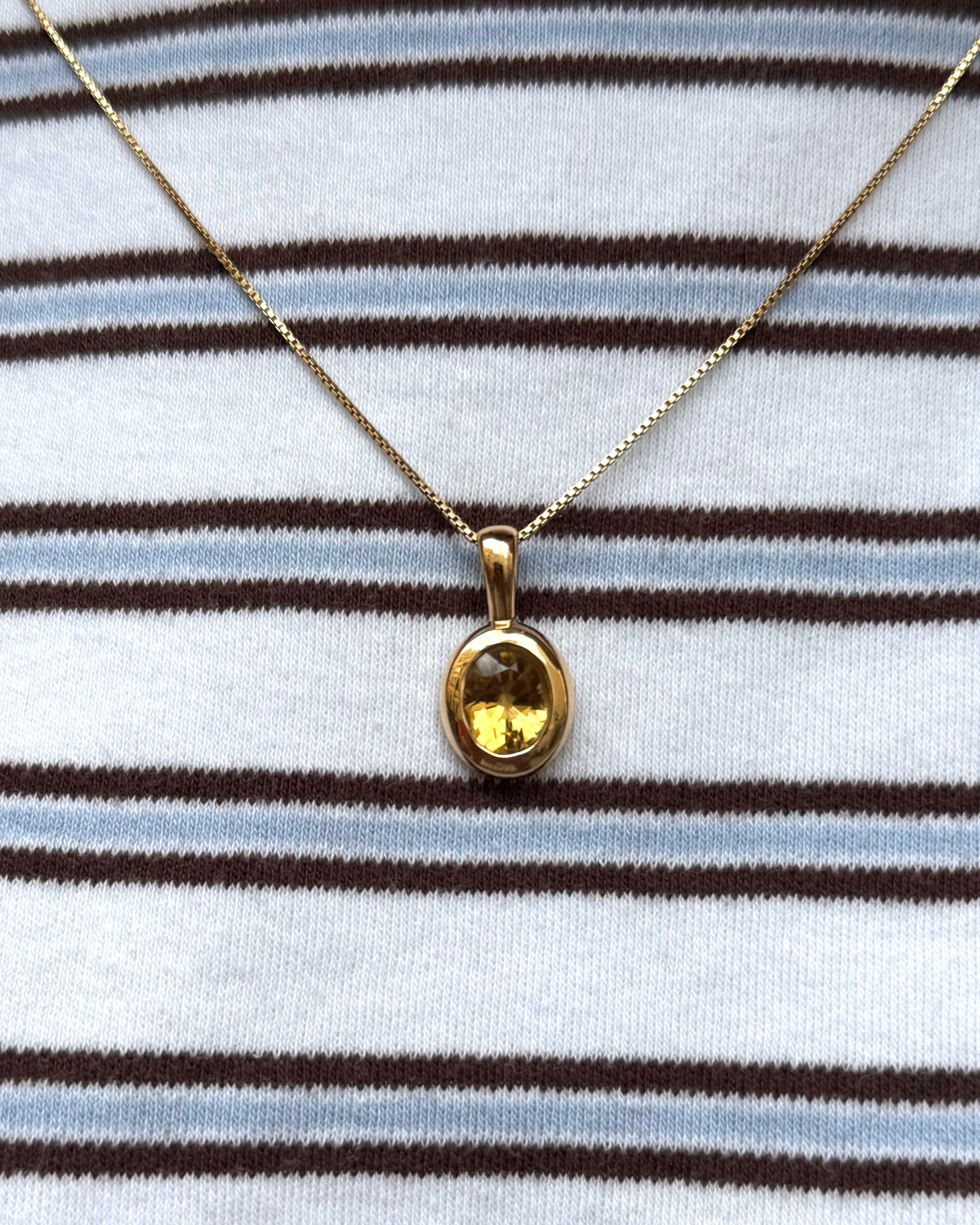Pendentif Citrine 2.30 carats "Ruben"