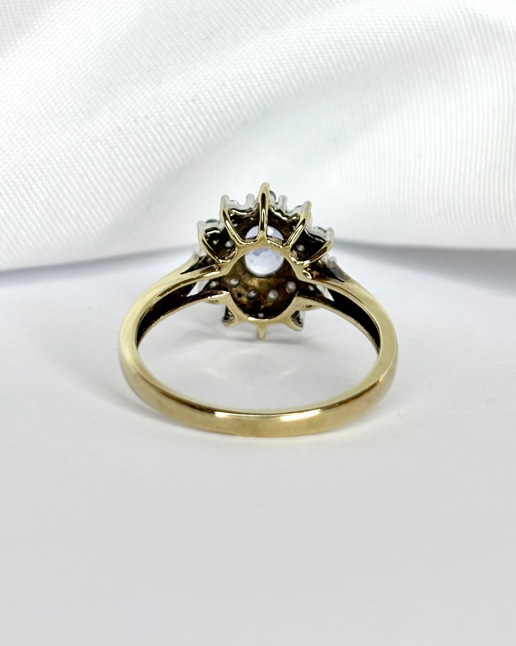 Bague Marguerite Tanzanite 0.42 carat & Diamants 0.24 carat "Séréna"