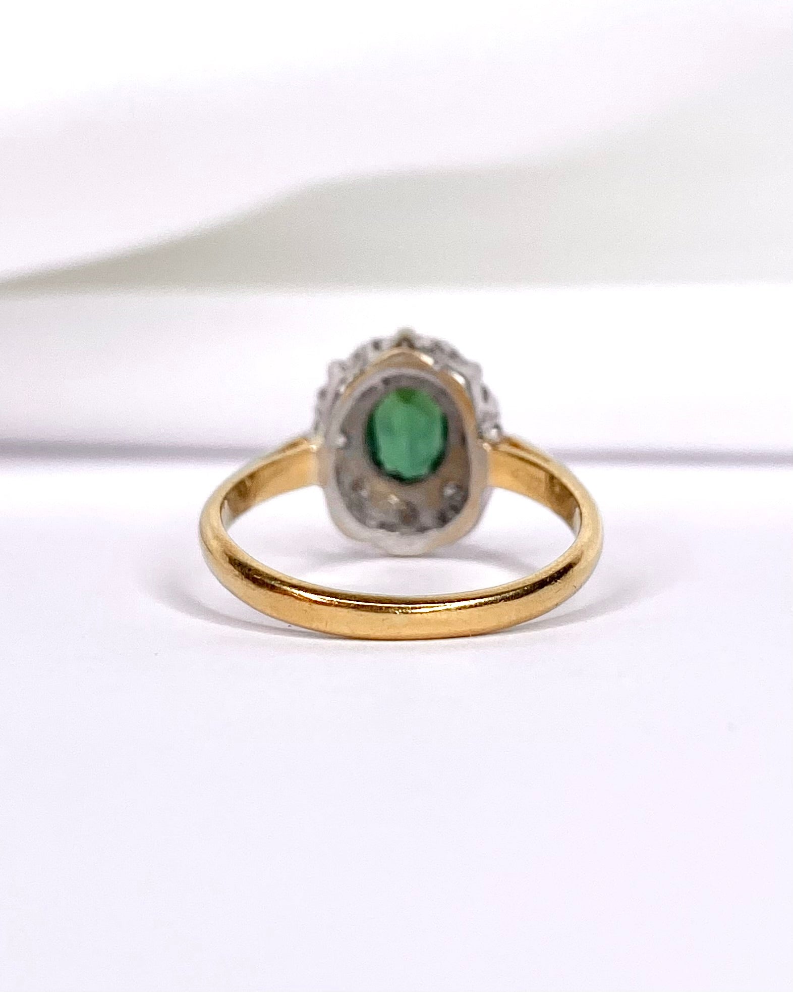 Bague Marguerite Tourmaline 0.60 carat & Diamants "Charlotte" - Elliade Paris