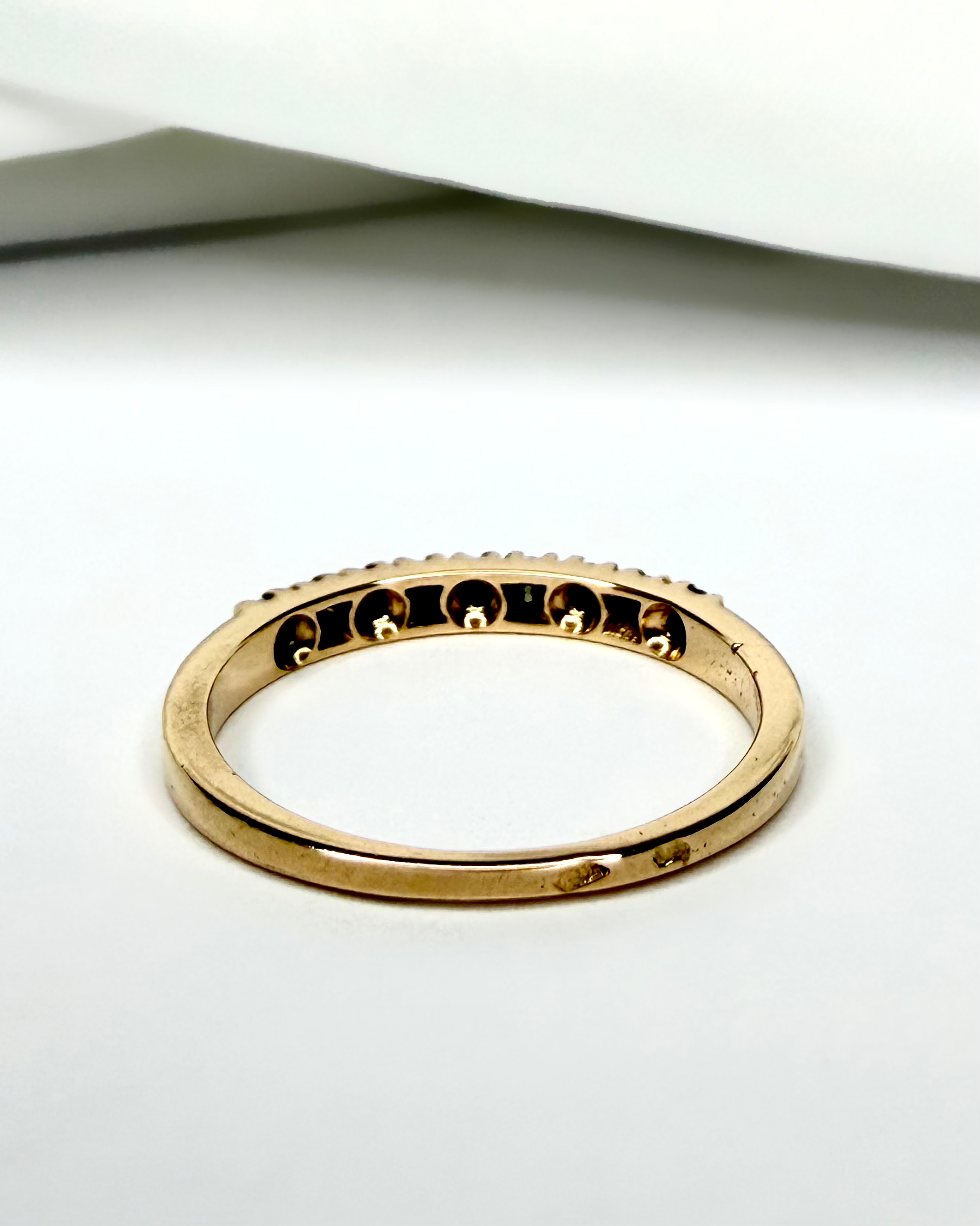 Demi Alliance Rubis & Diamants "Tiphaine" - Elliade Paris