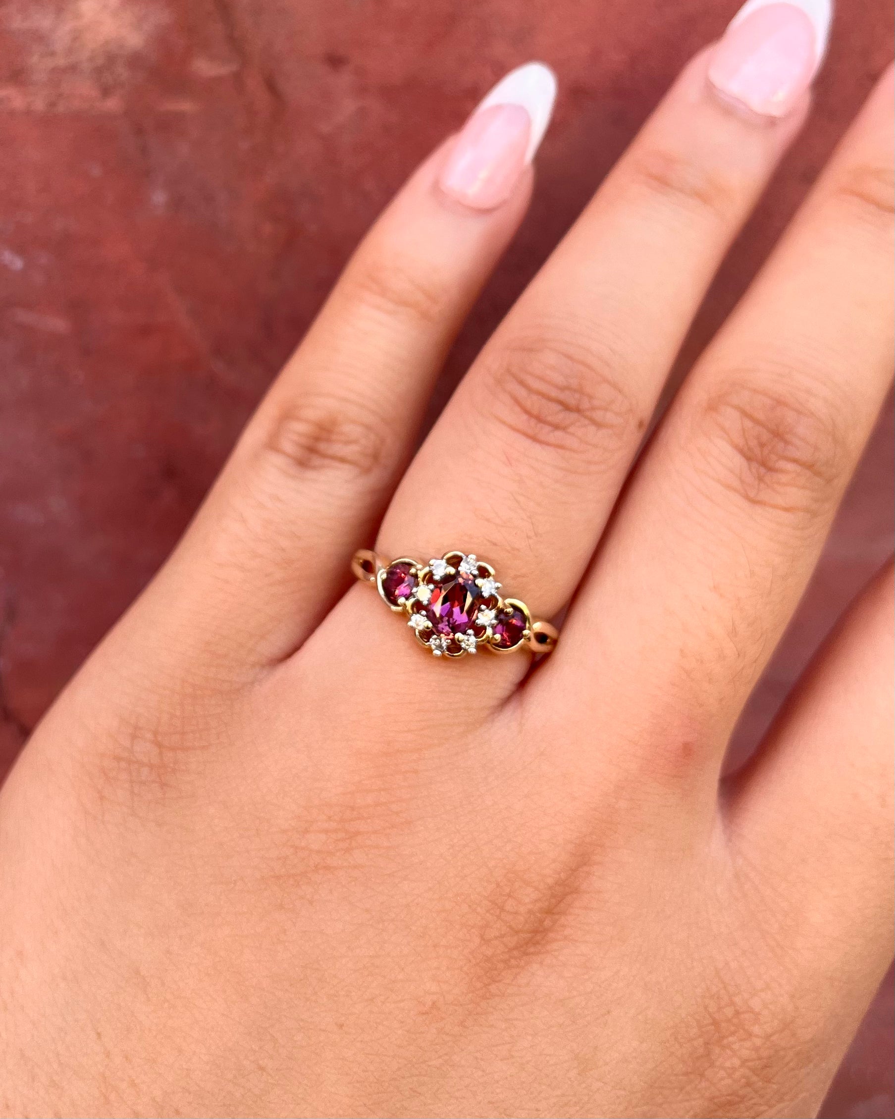 Bague Trilogie Tourmalines 0.71 carat & Diamants "Maéva"