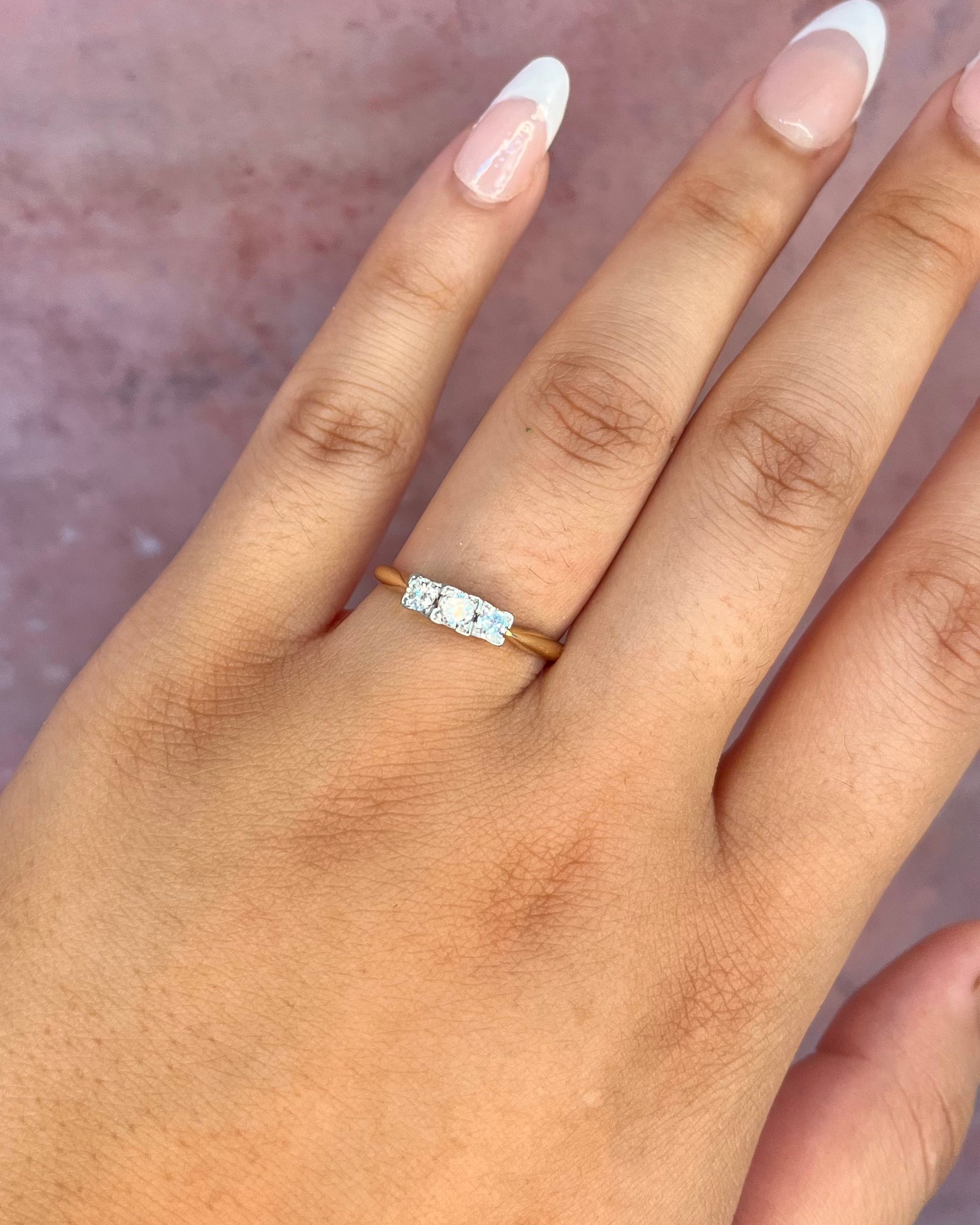 0.34 Carat Diamond Trilogy Ring "Amanda"