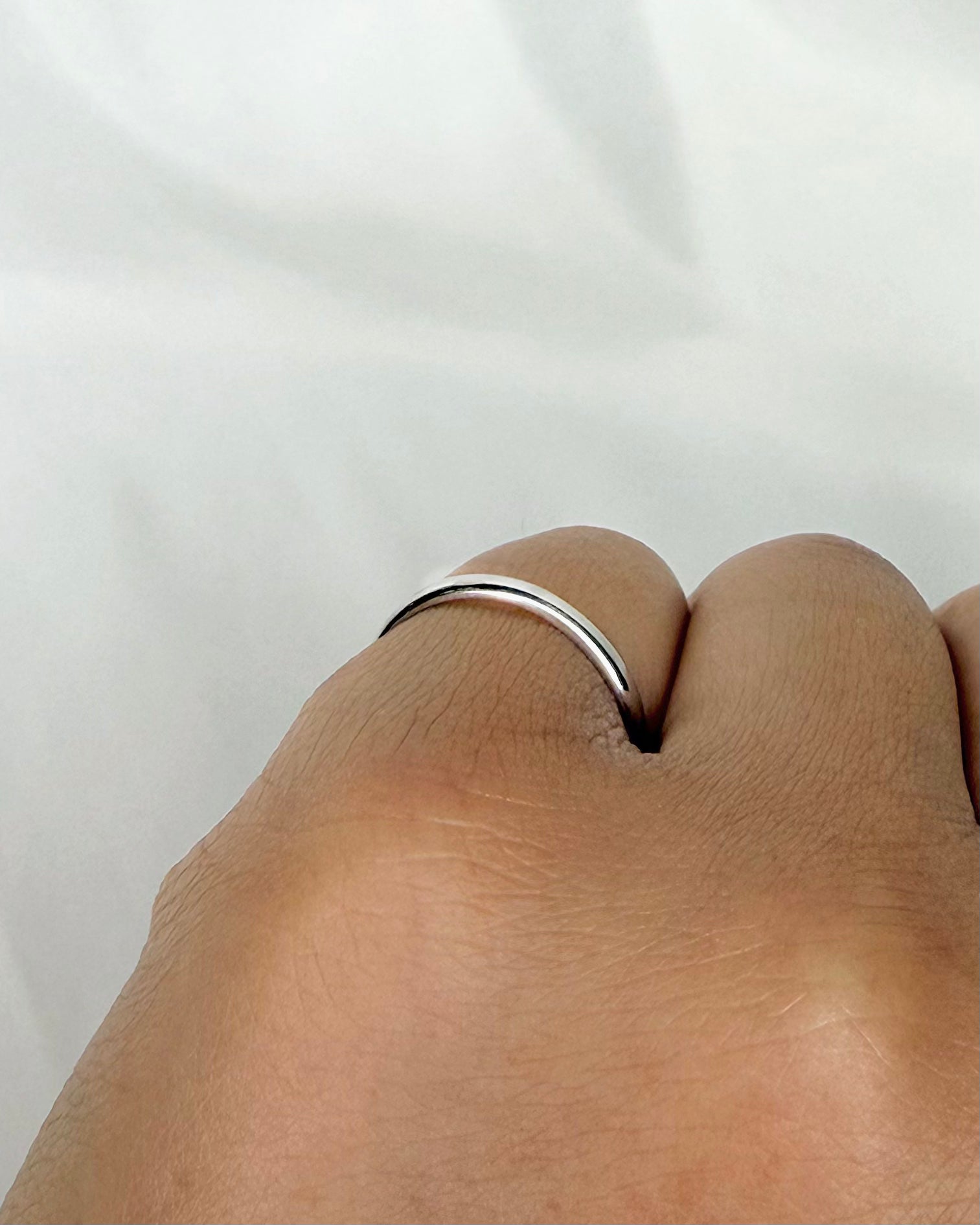 Bague Alliance or gris "Abraham" - Elliade Paris