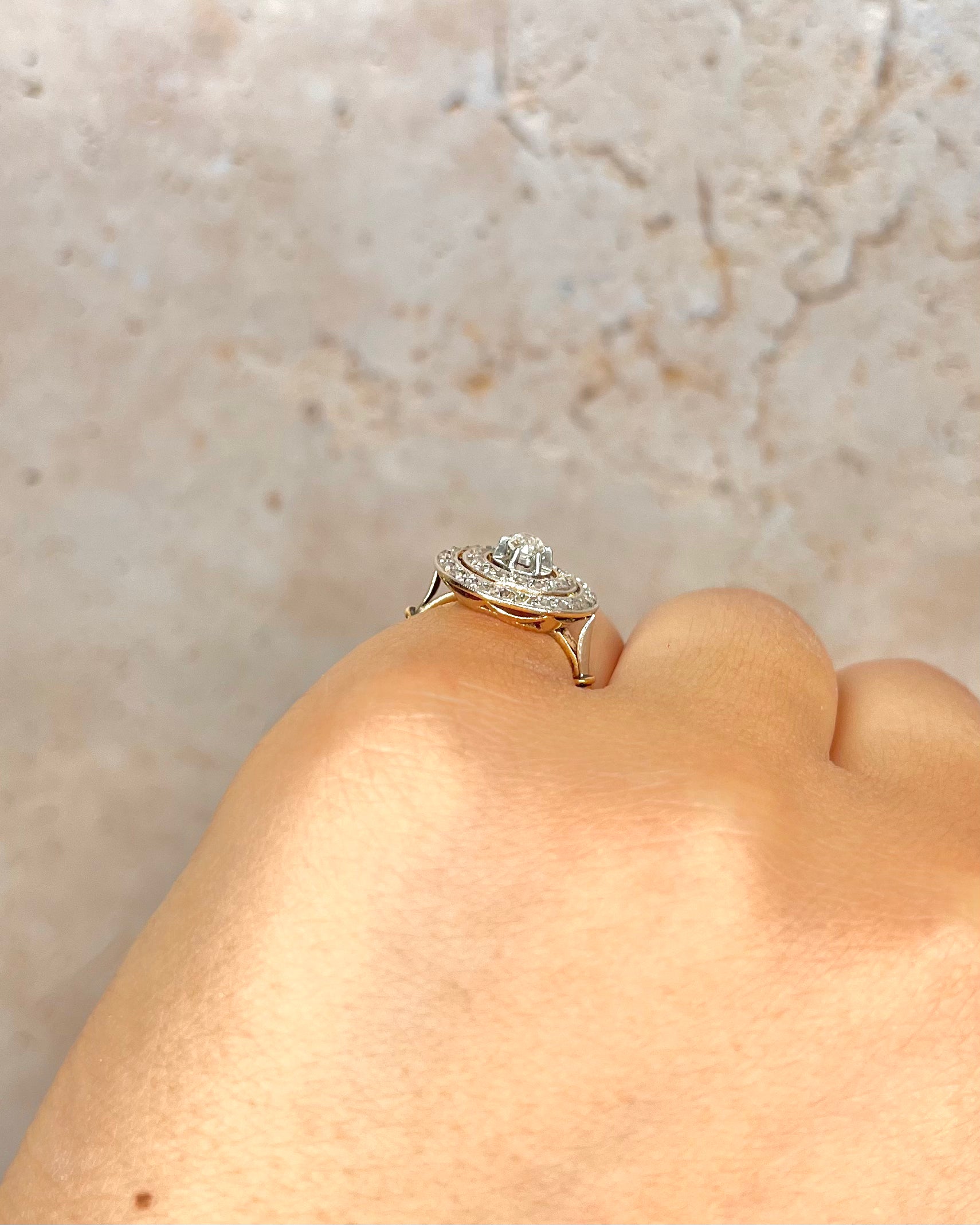 Bague Art-Déco 41 Diamants "Raylee"