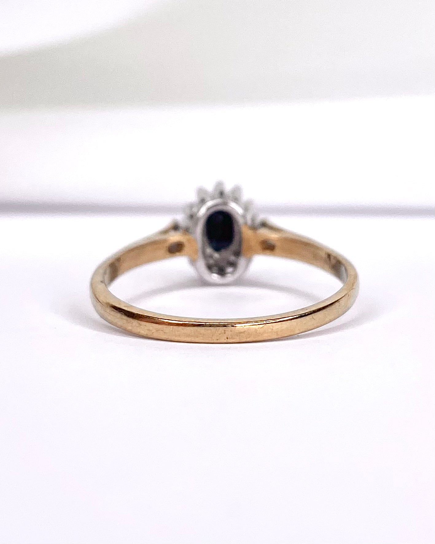 Bague Marguerite Saphir et Diamants "Livia" * - Lyon - Elliade Paris