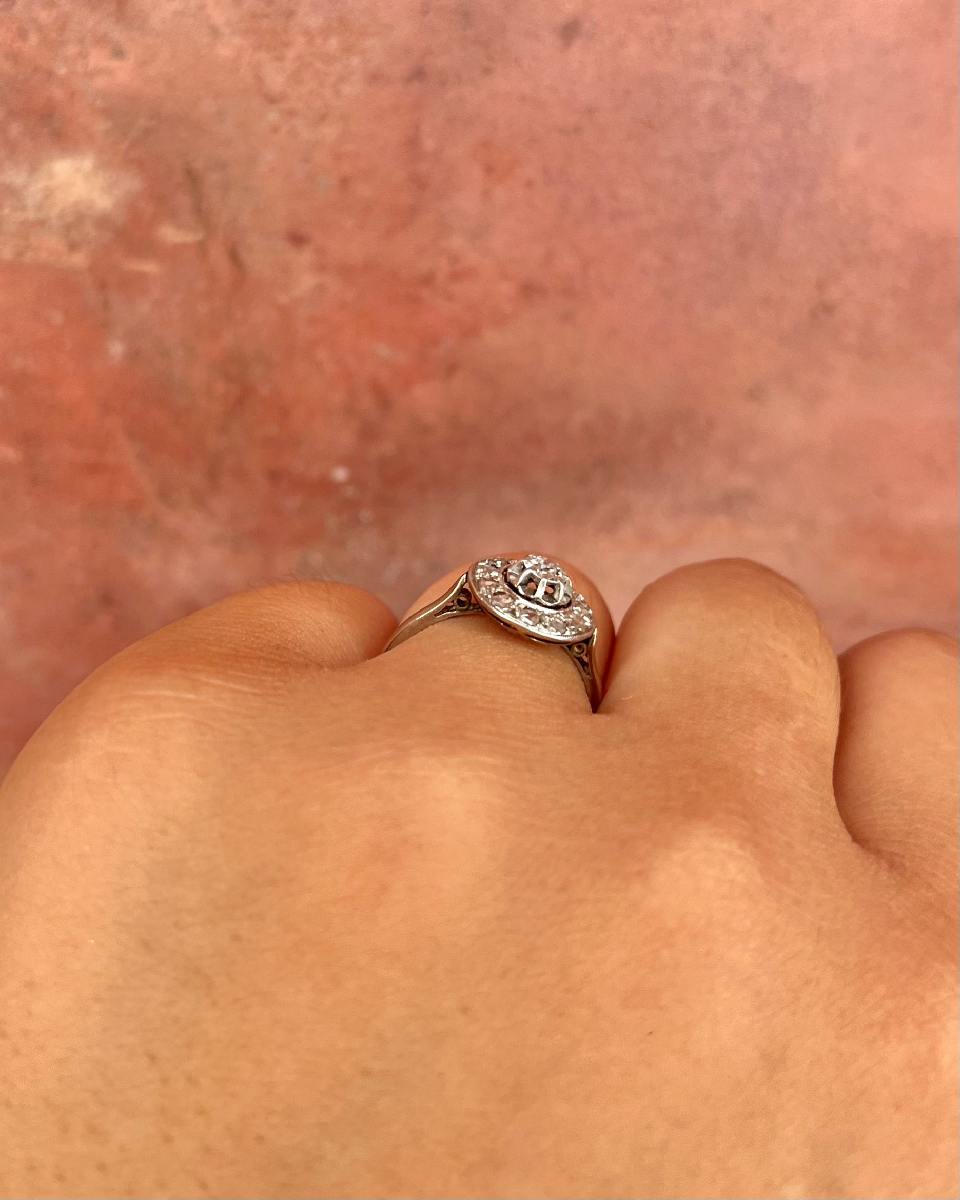 Anillo Art Déco Diamantes 0,29 quilates "Mylèna"