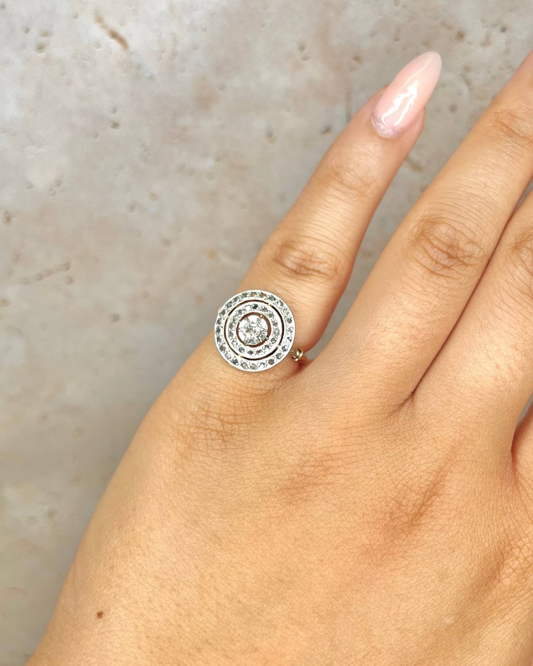 Bague Art-Déco 41 Diamants "Raylee" - Elliade Paris