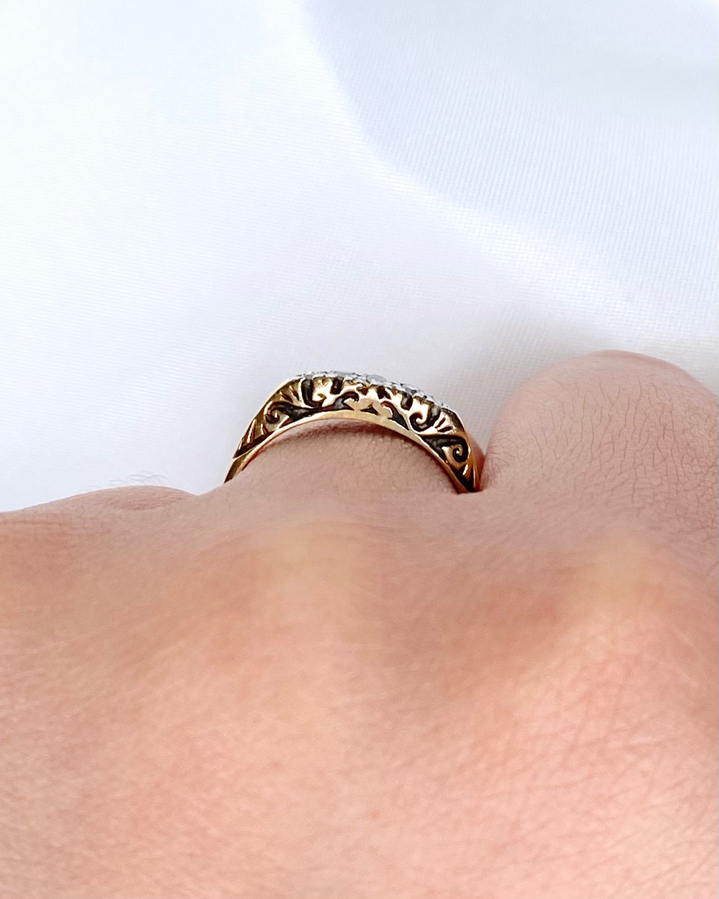Bague Rivière Diamants "Adrienne" - Elliade Paris