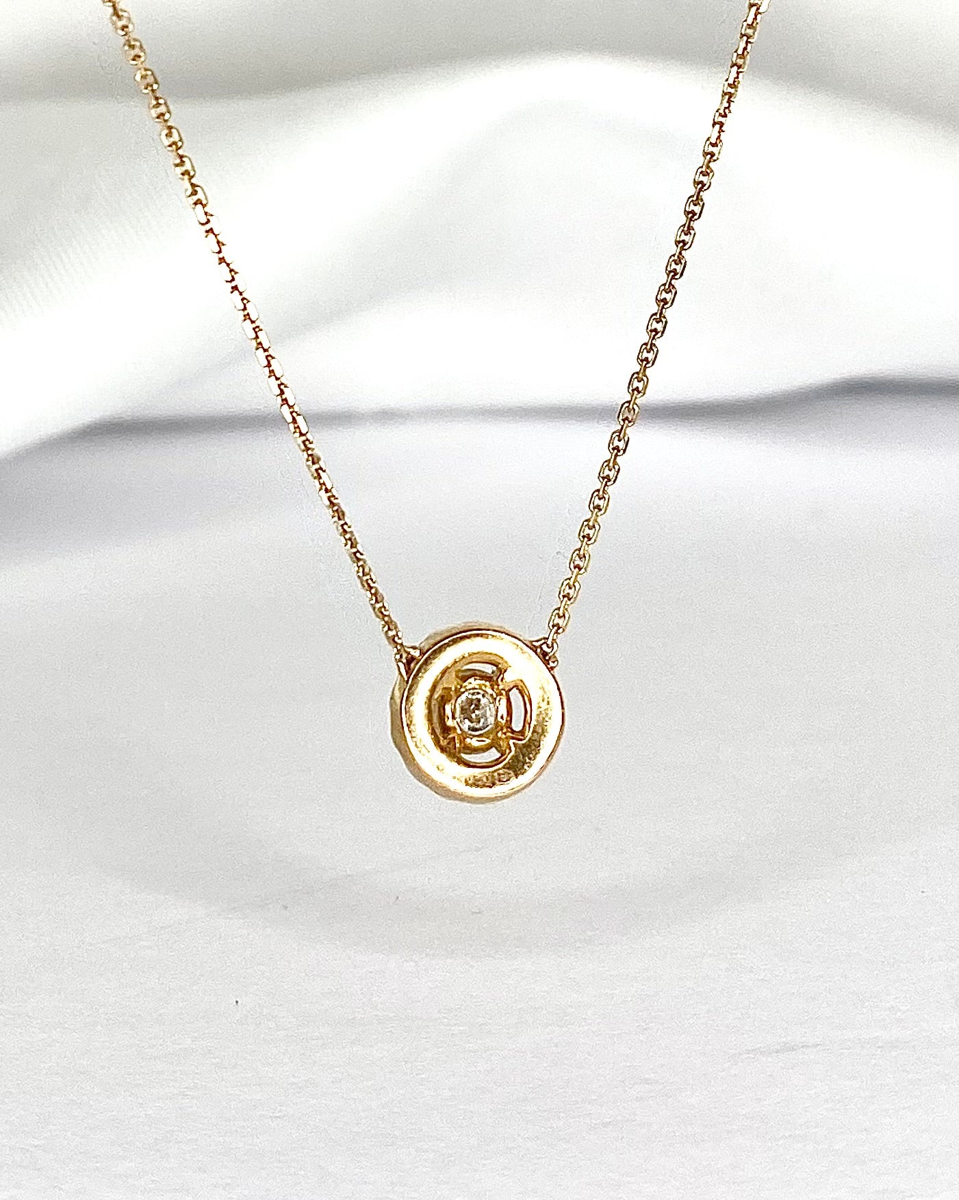 0.34 Carat Diamond Necklace "Océane"