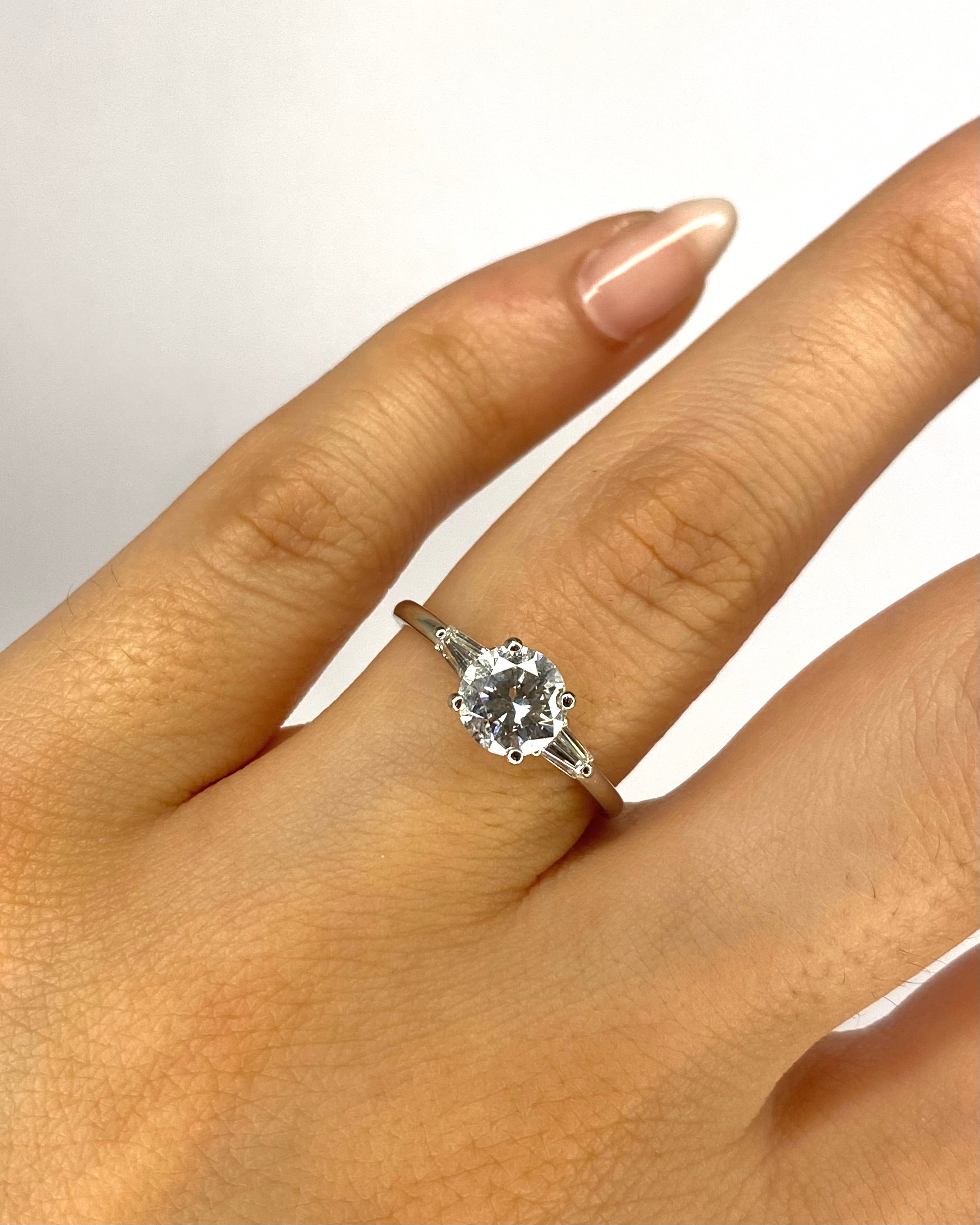 Bague Solitaire Diamants 1.08 carat "Juliette"