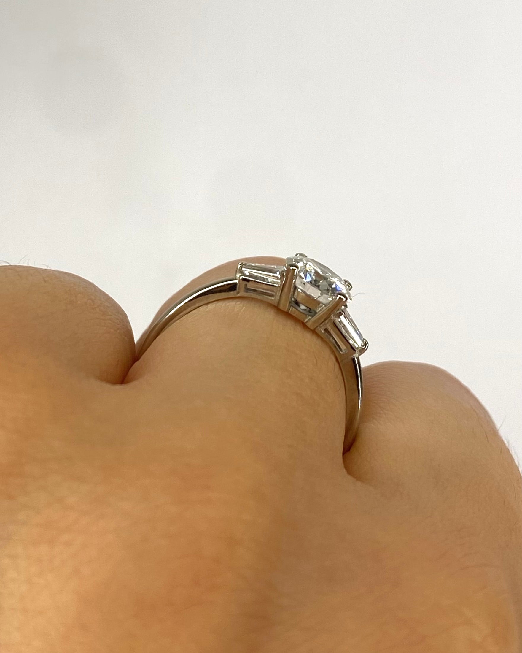 Bague Solitaire Diamants 1.08 carat "Juliette"