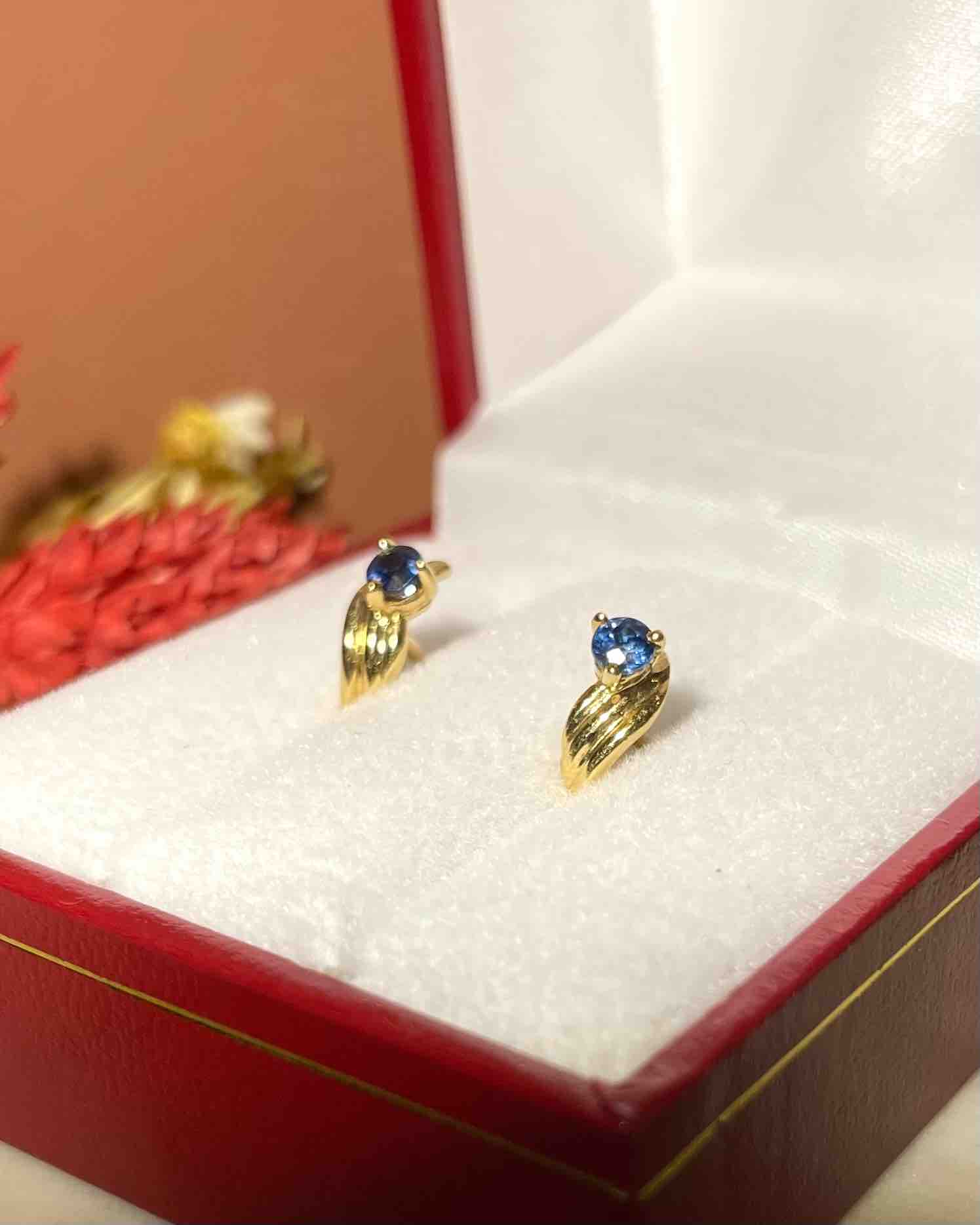 "Selma" Sapphire Earrings