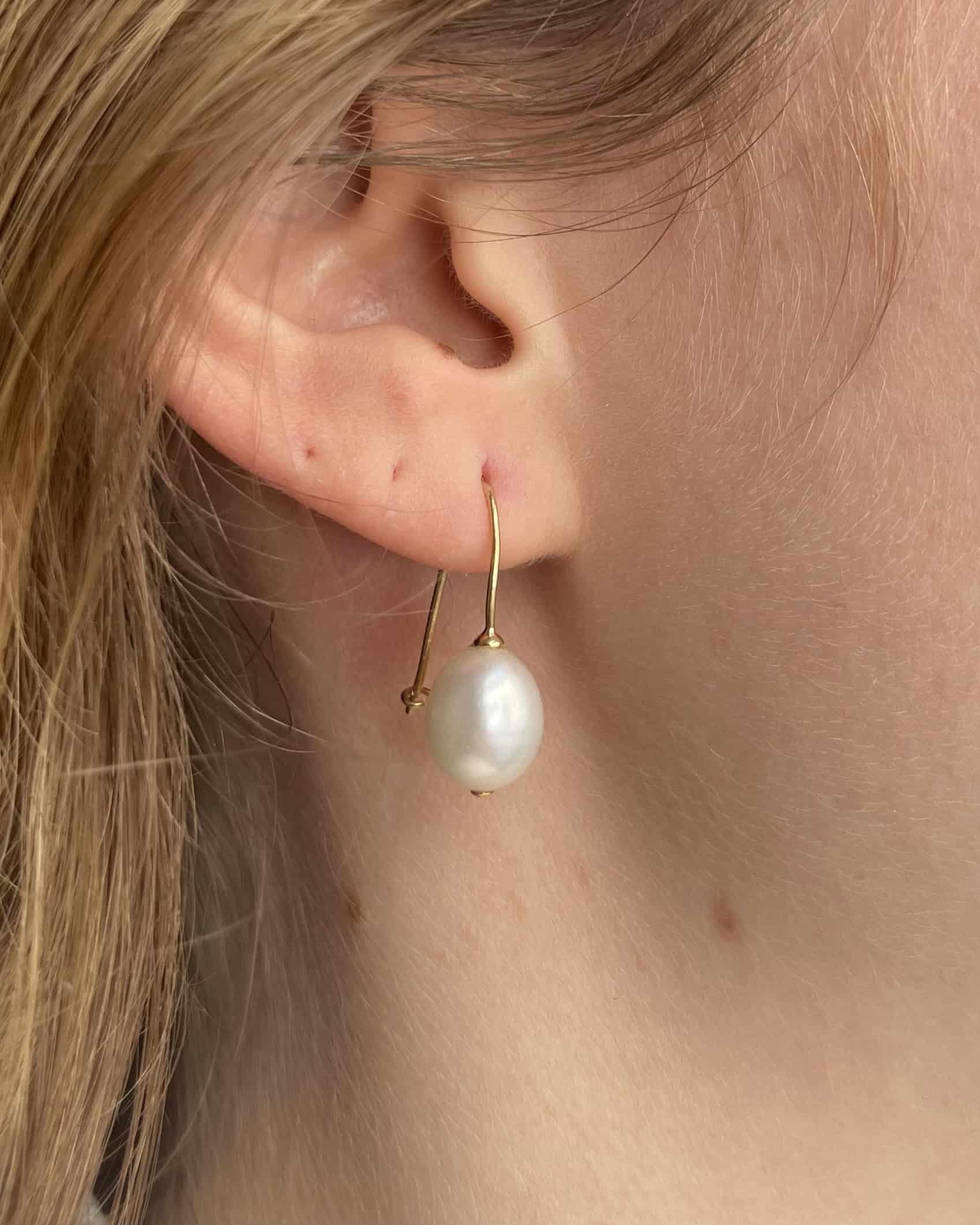 Dormeuses Vintage Perles "Pauline"