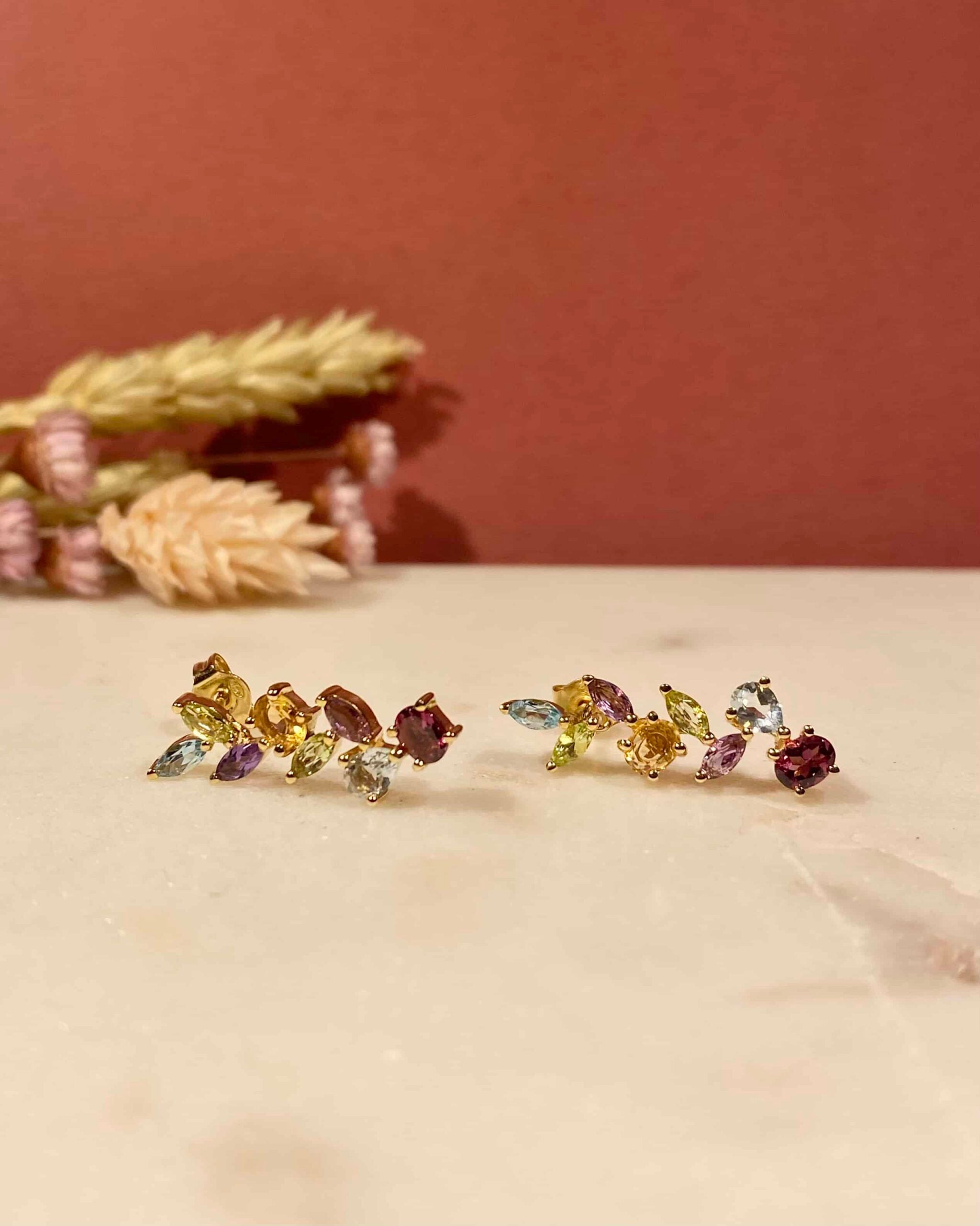 Tutti Frutti "Carmen" Drop Earrings
