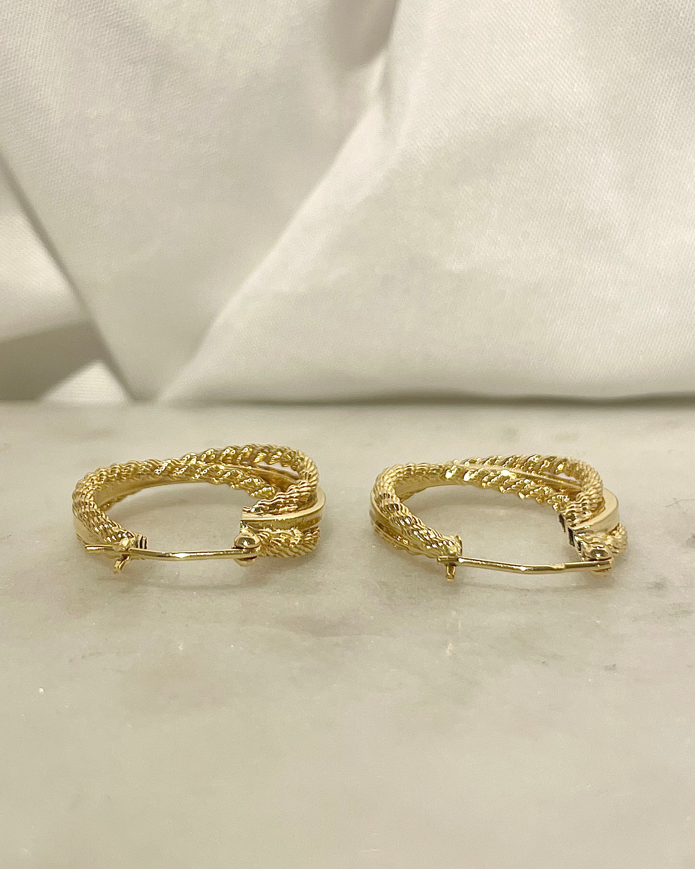 Créoles Or jaune 18 carats "Luchia"