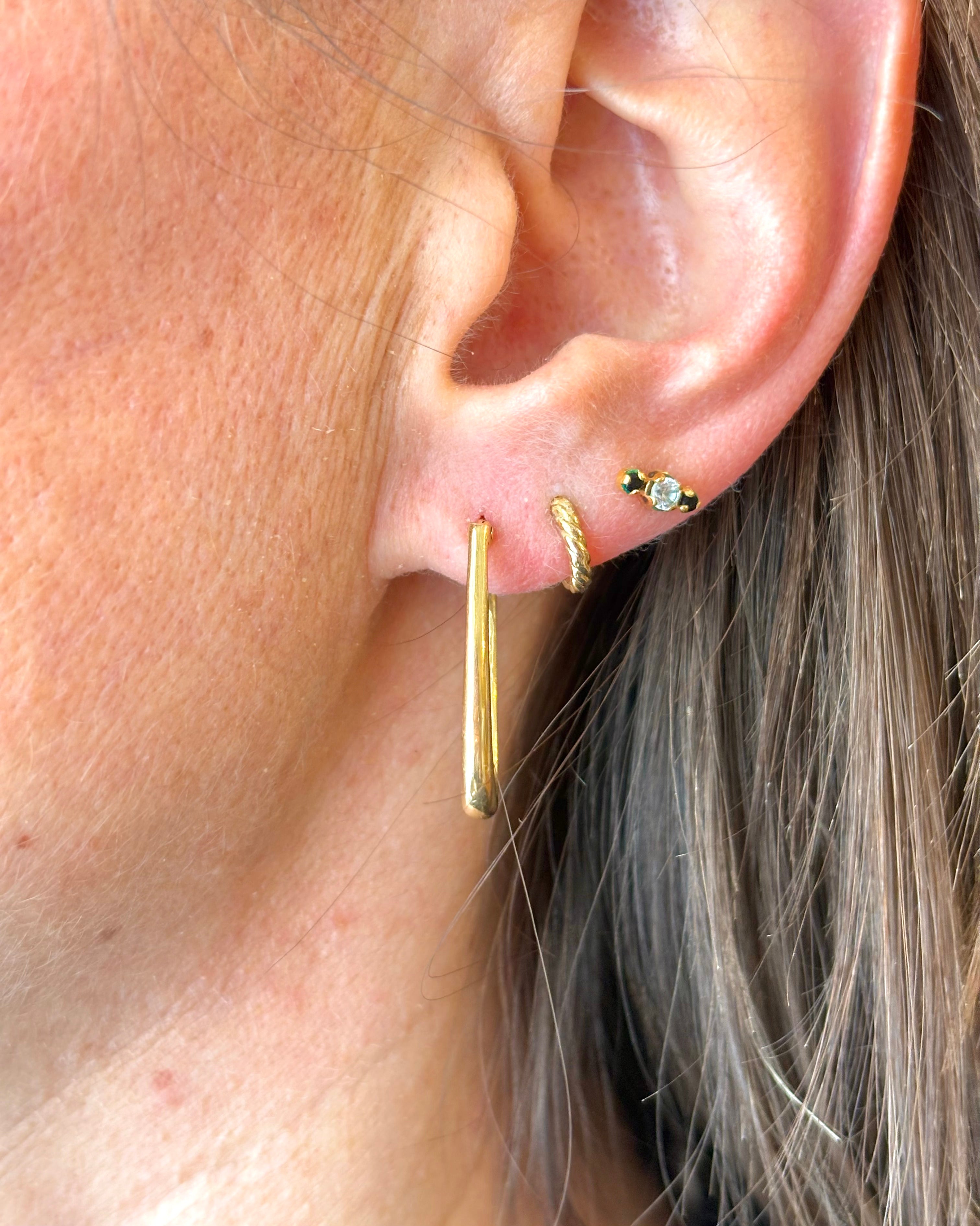 Créoles Or Jaune 18 carats 2,87g "Lois"