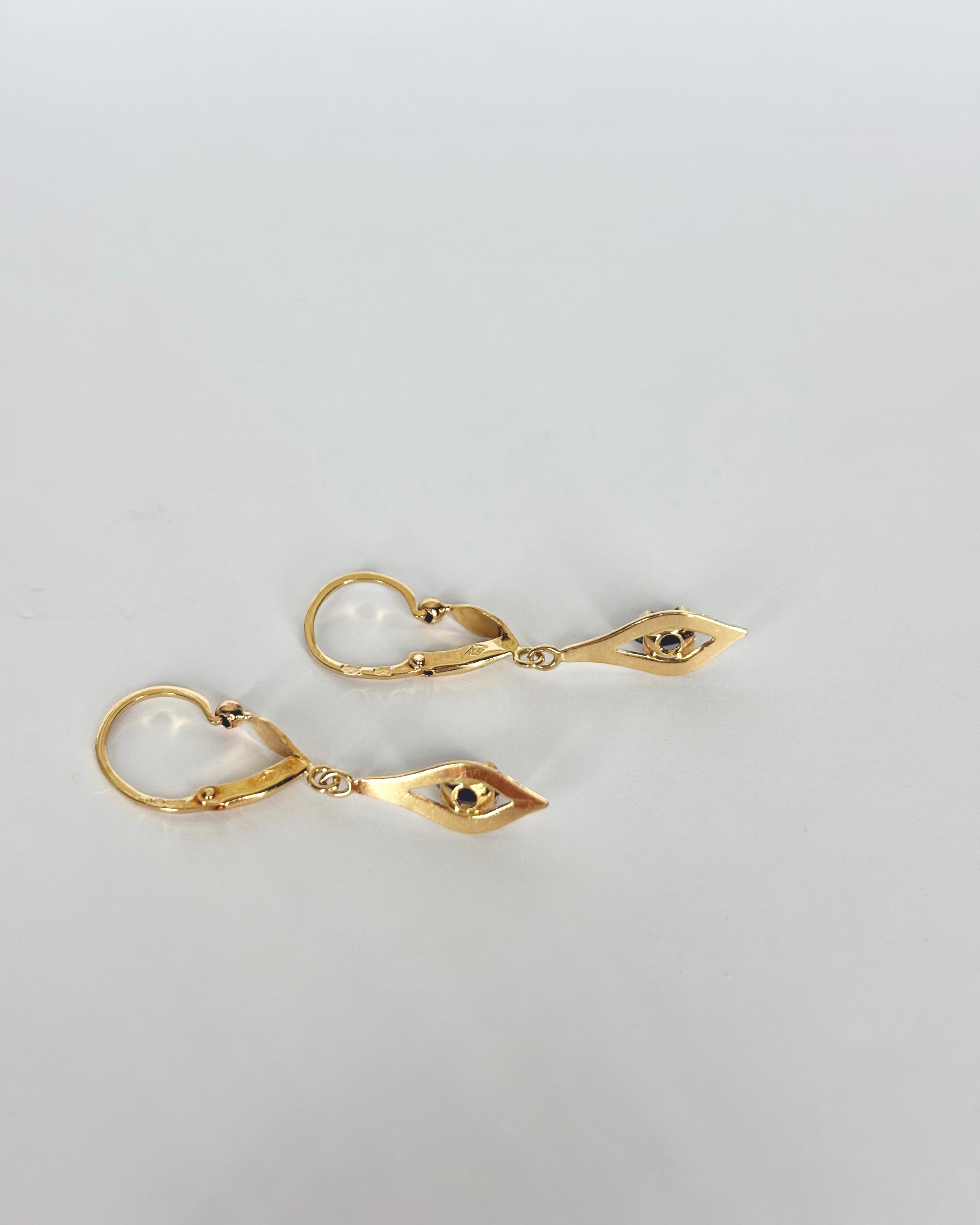 Dormeuses Saphirs 0.55 ct "Mélissa"