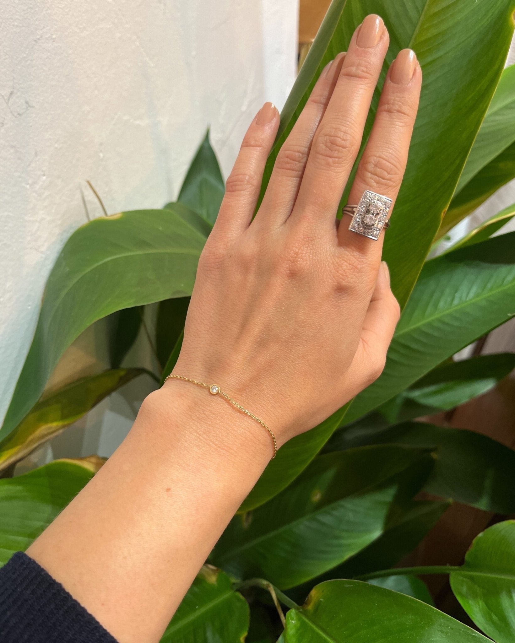 Bracelet Diamant et Or Vintage "Aylana" - Elliade Paris