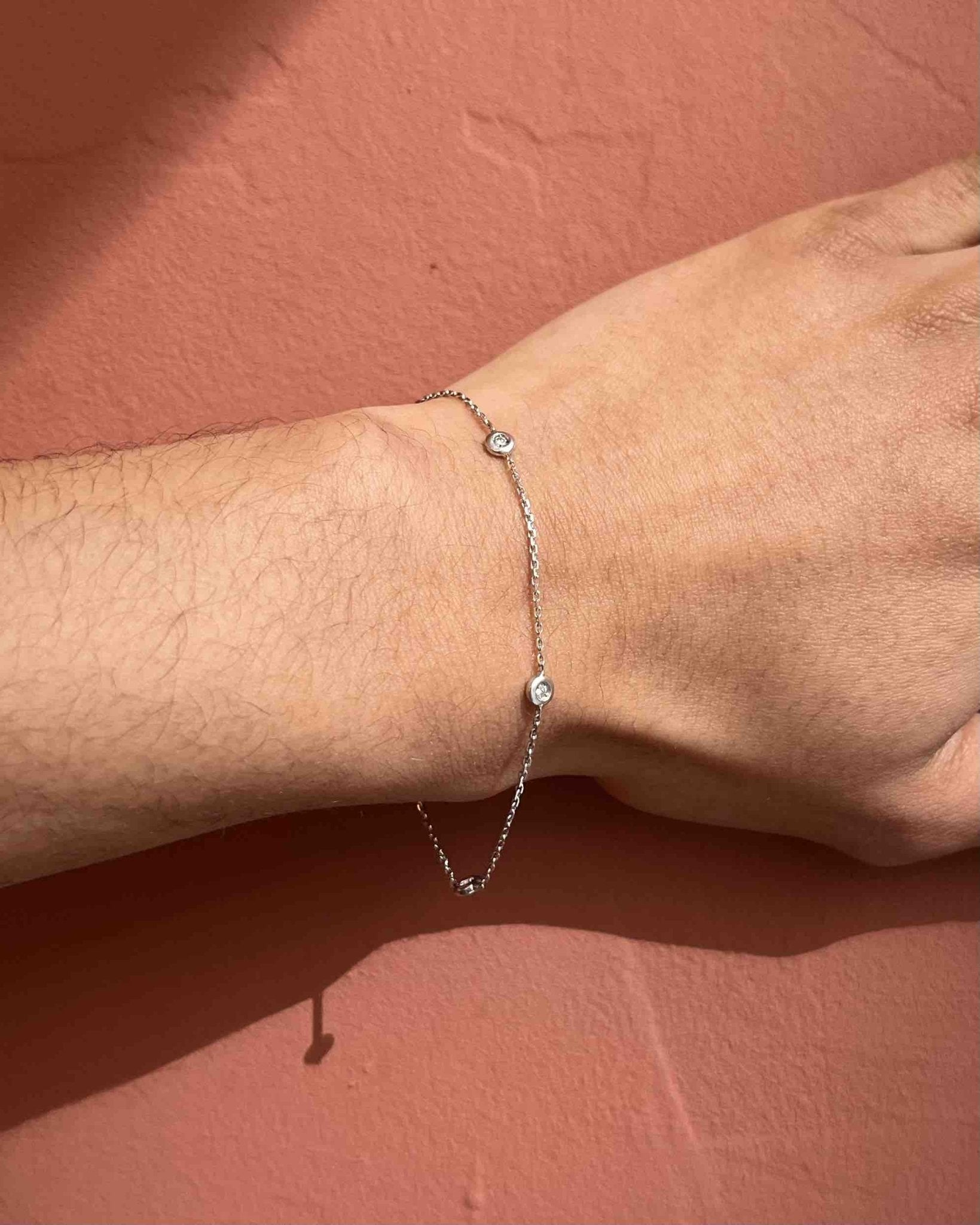 Bracelet Diamants et Or gris "Persia" - Elliade Paris