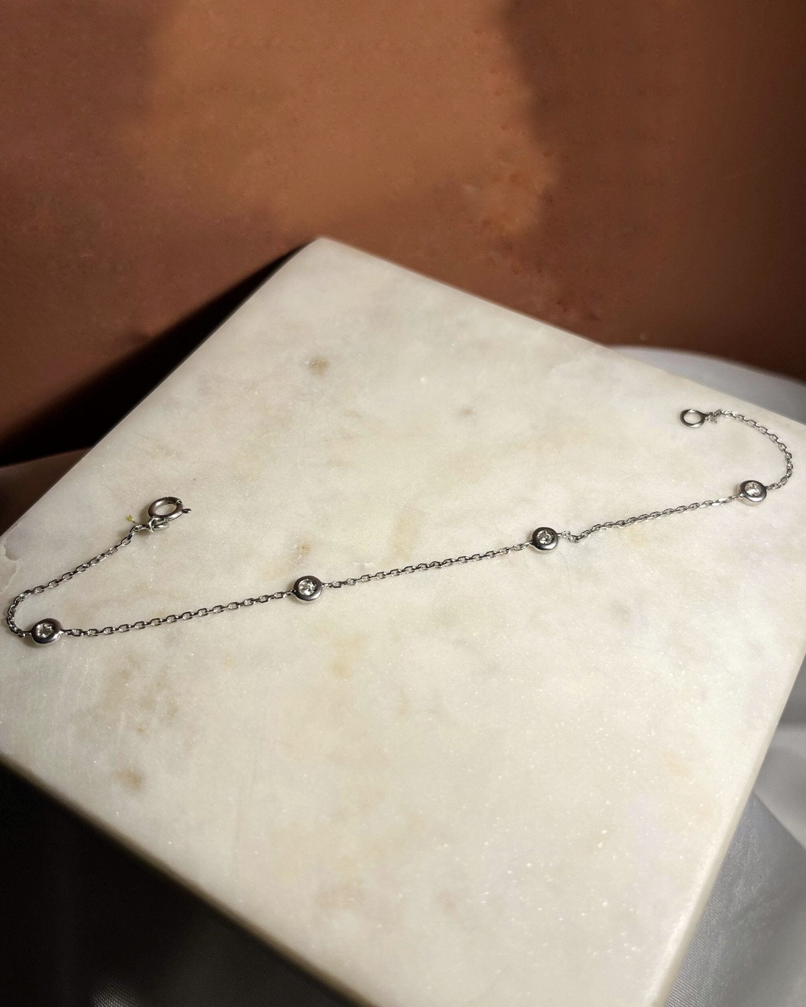 Bracelet Diamants et Or gris "Persia" - Elliade Paris