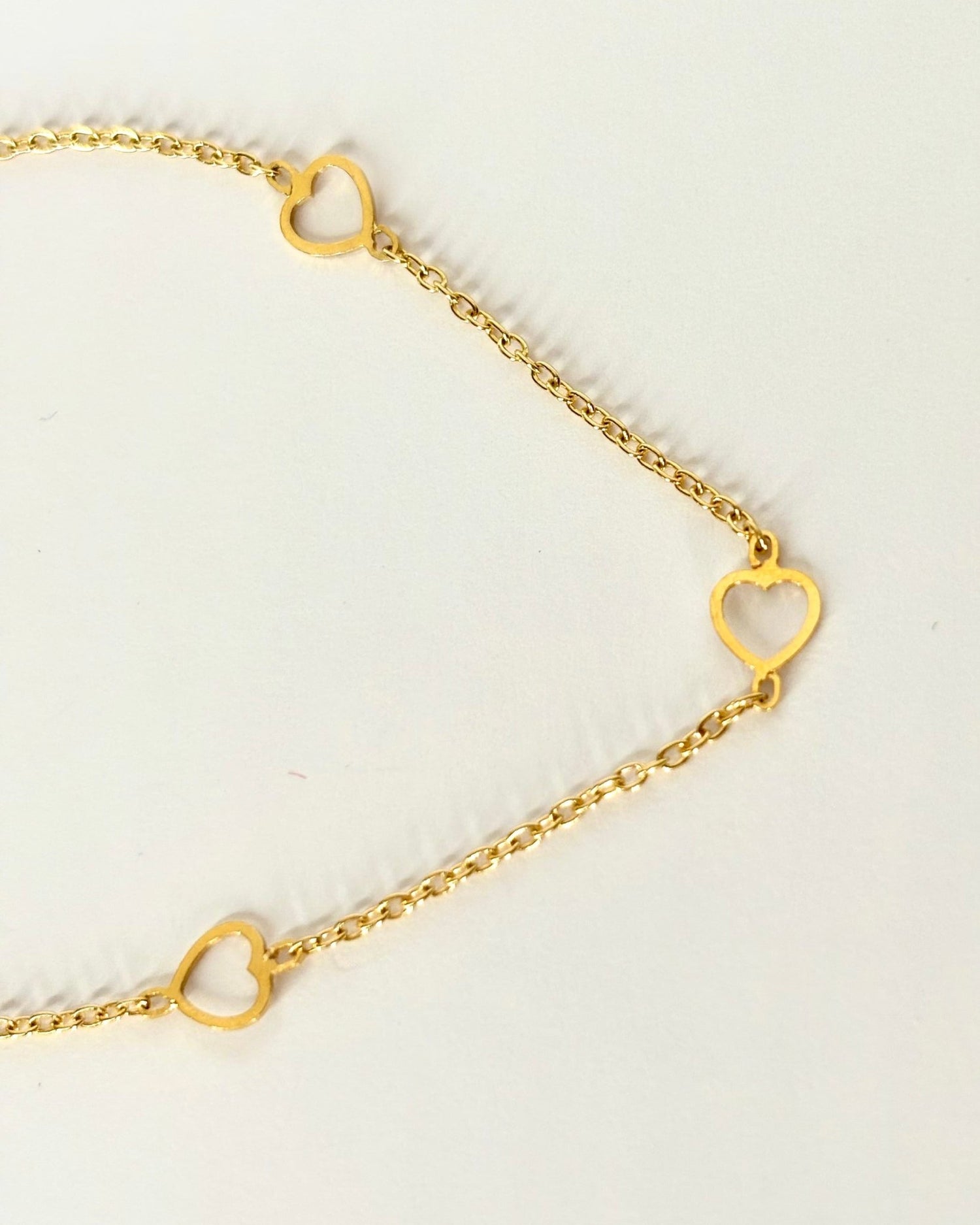Bracelet Or Jaune Cœur "Coralie" - Elliade Paris