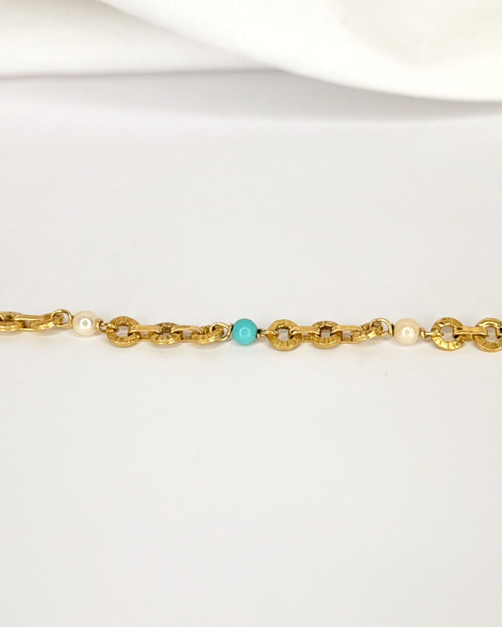 Bracelet Perles & Turquoises "Mélanie" - Elliade Paris