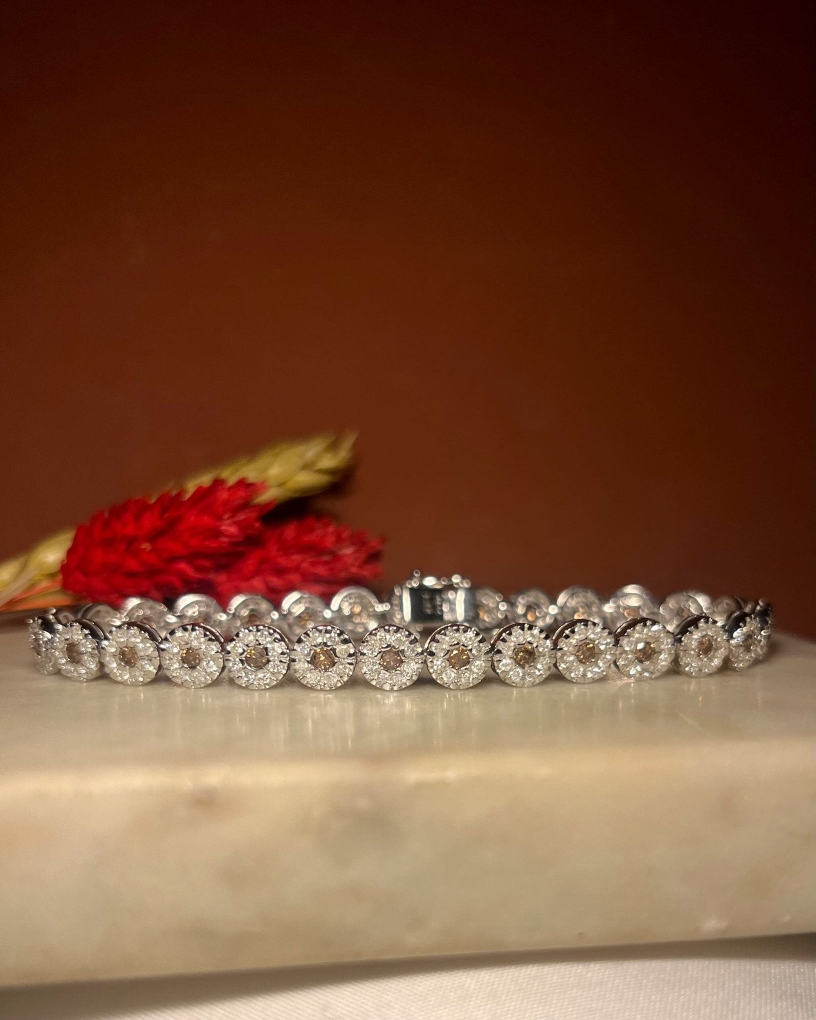 Bracelet Rivière Vintage 261 Diamants "Emory" - Elliade Paris