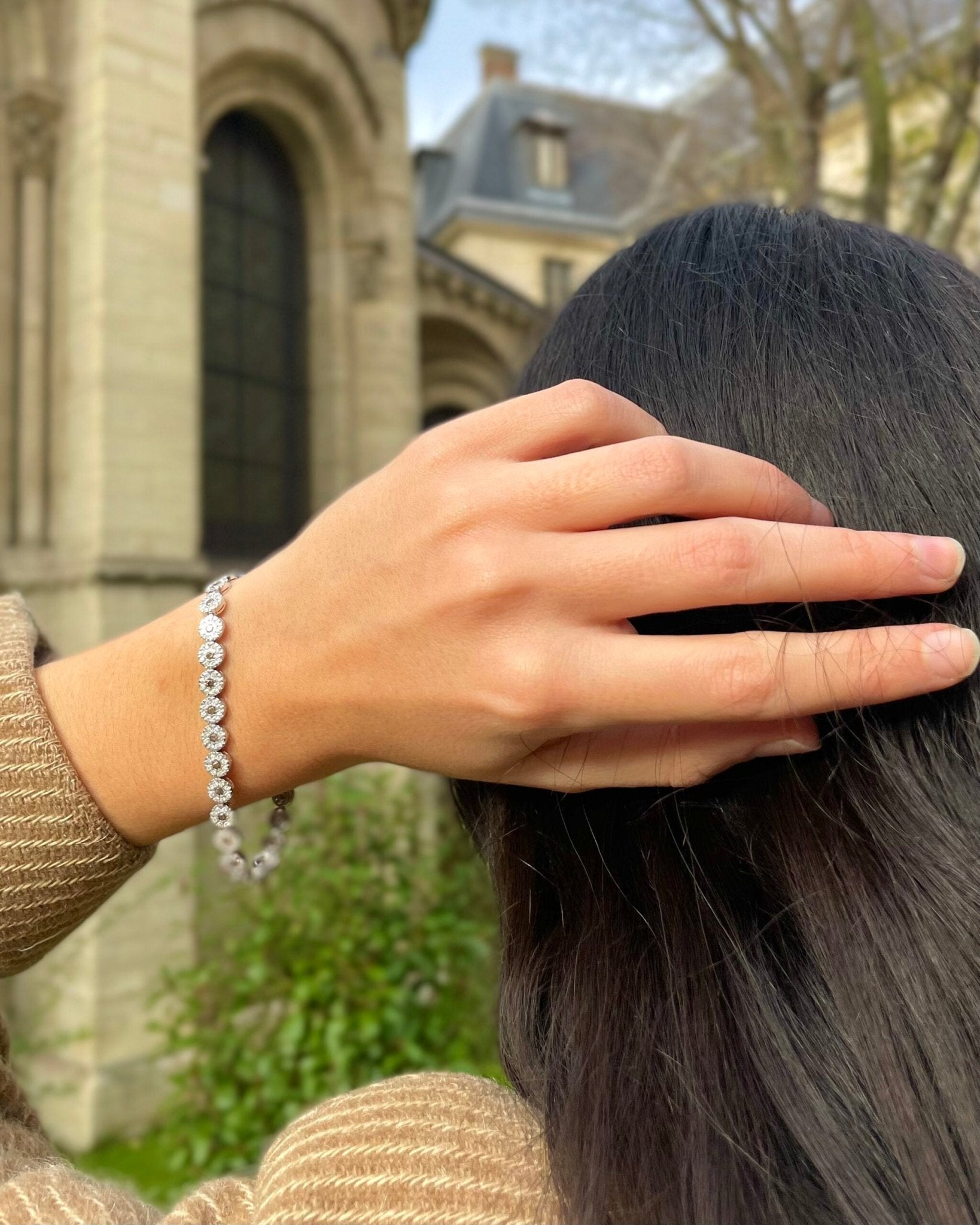 Bracelet Rivière Vintage 261 Diamants "Emory" - Elliade Paris