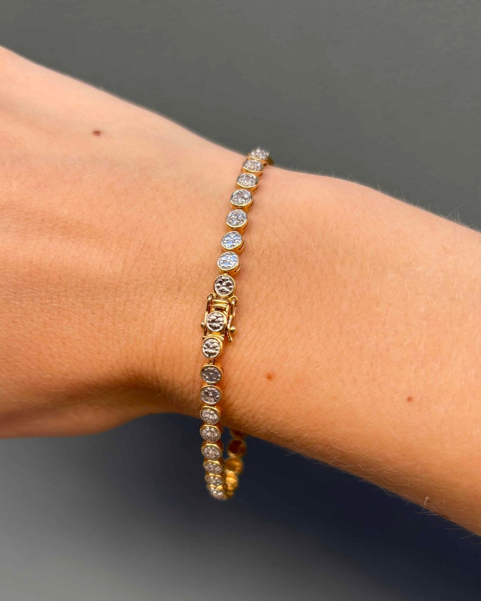 Bracelet Tennis 100 Diamants "Hyacinthe" - Elliade Paris