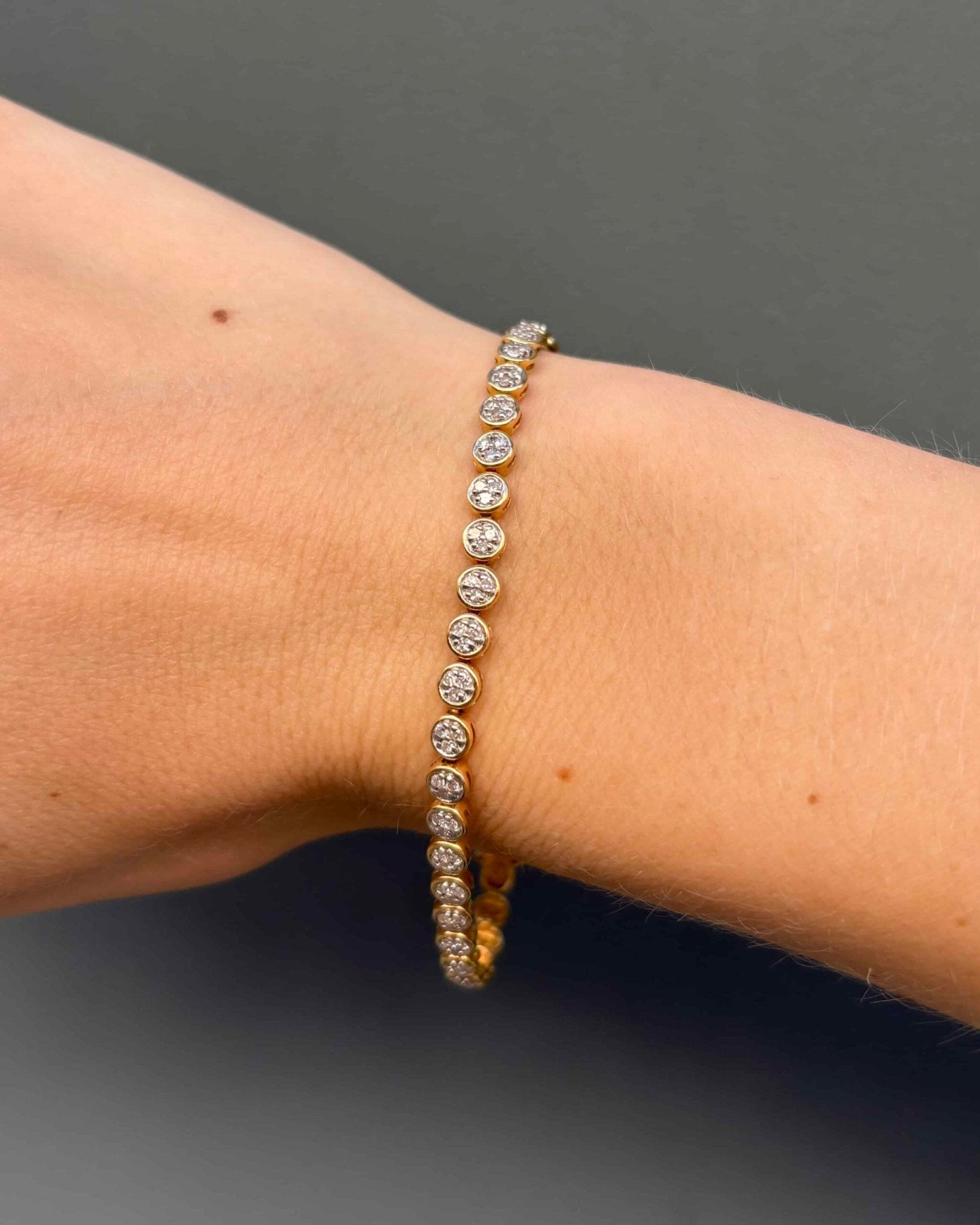 Bracelet Tennis 100 Diamants "Hyacinthe" - Elliade Paris