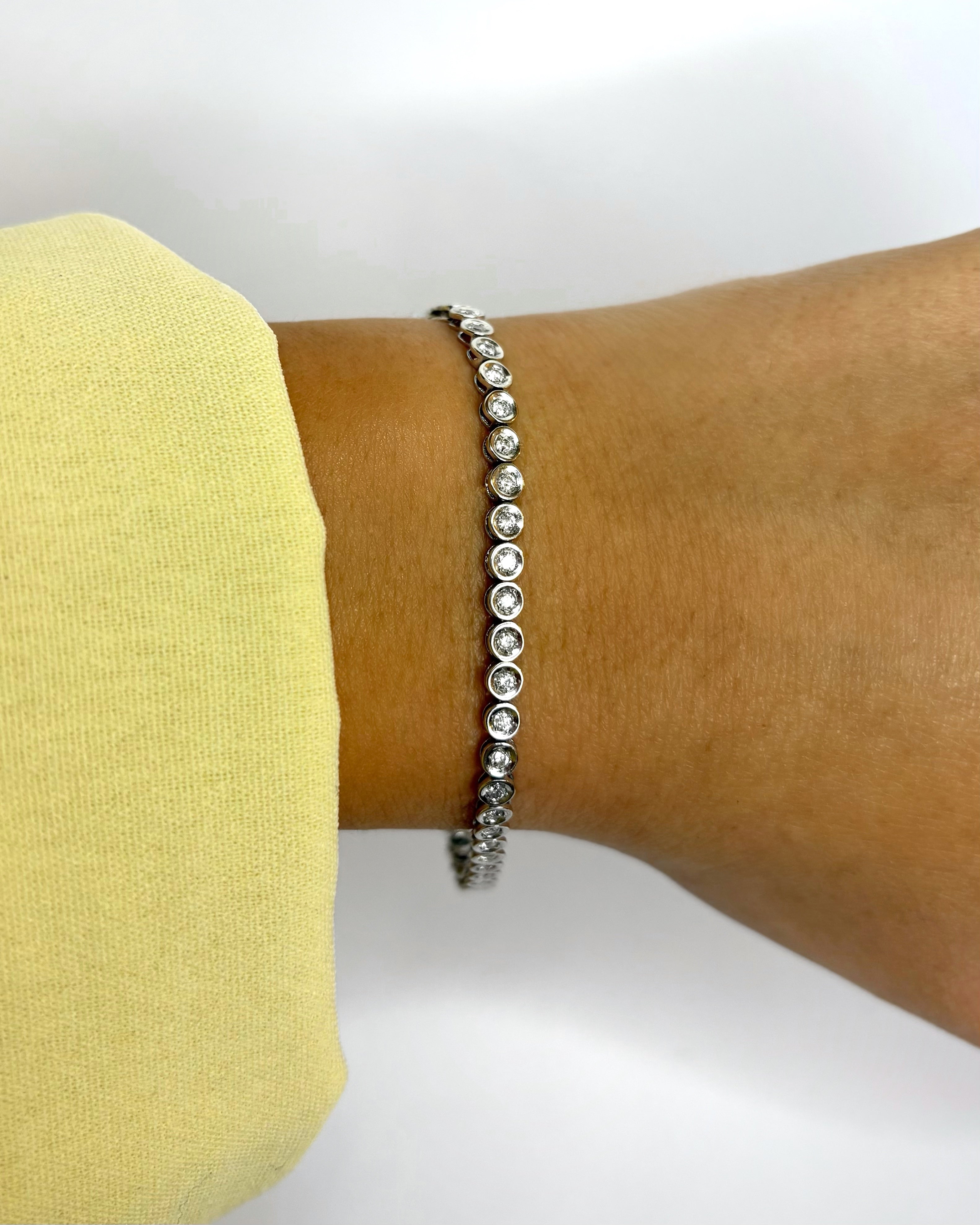 Bracelet Tennis Diamants 1 ct "Naomie"